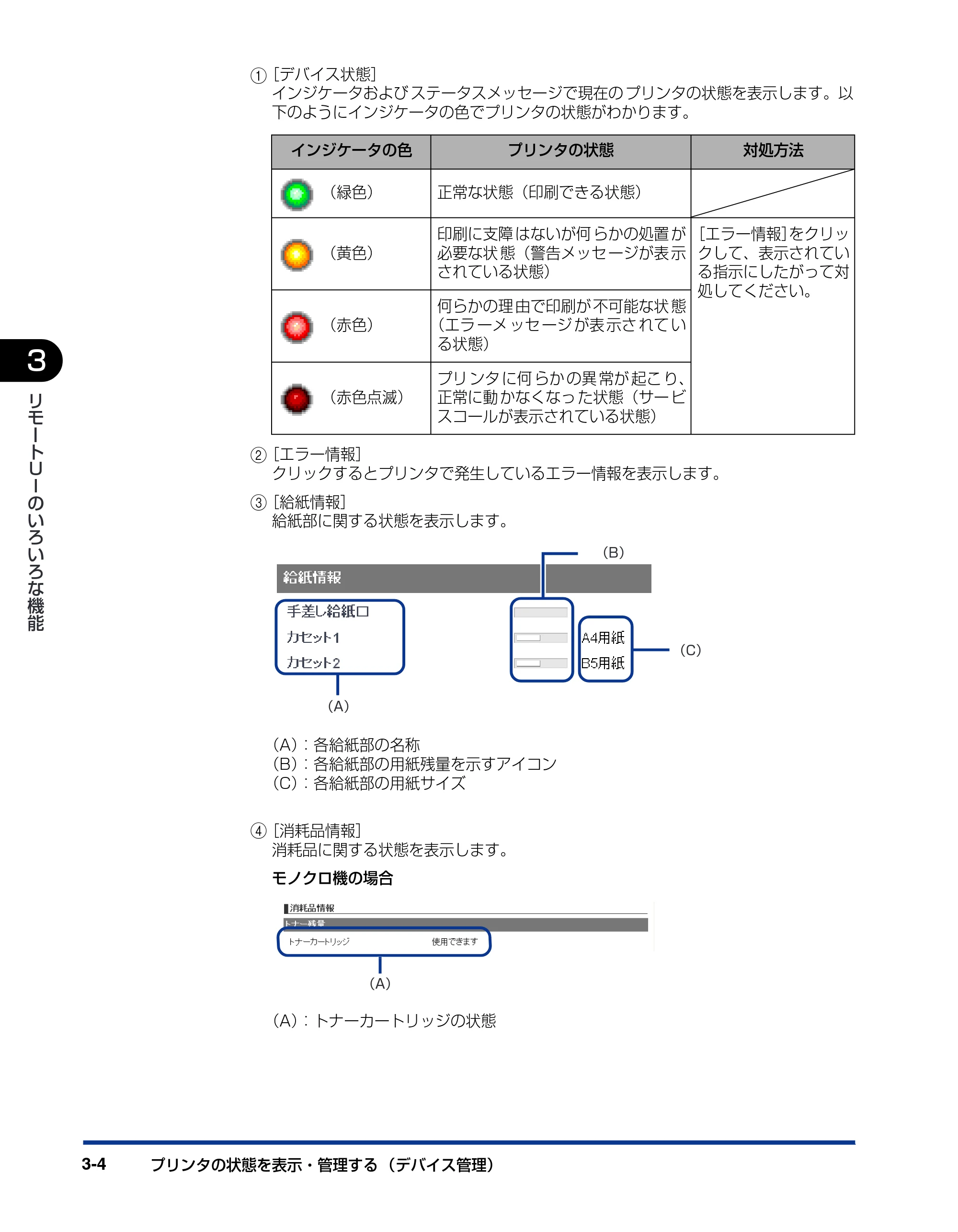 キヤノン LBP5600 リモートUIガイド 2006年4月18日更新 (PDF形式/0.66Mバイト) — 原本ページ — 21ページ