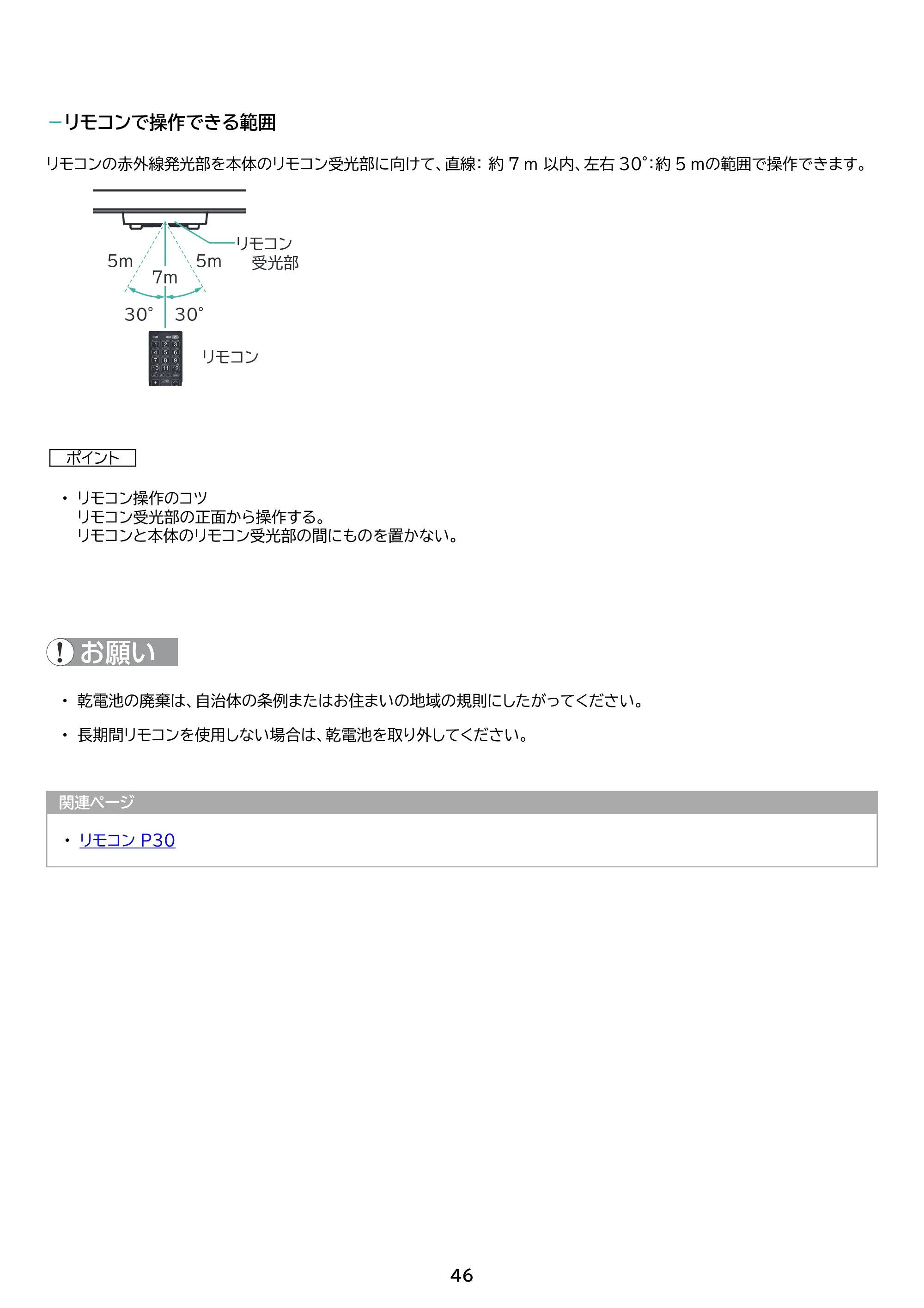 アイリスオーヤマ LT-24WSX-F1 取扱説明書 — 原本ページ — 46ページ