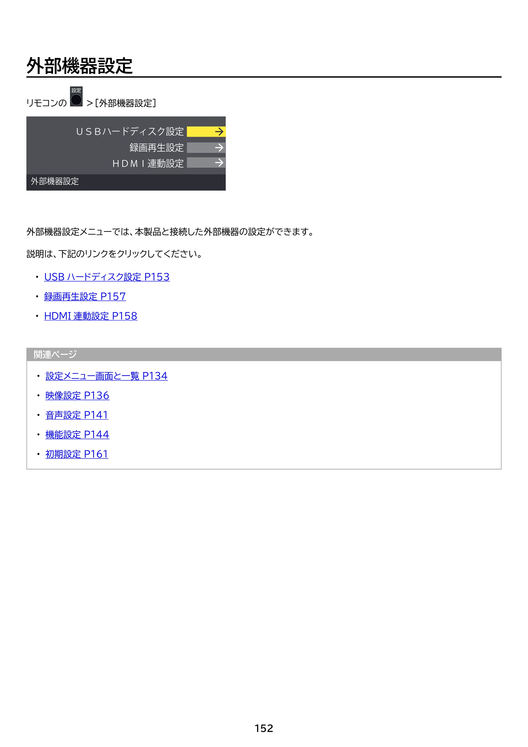 アイリスオーヤマ LT-24WSX-F1 取扱説明書 — 原本ページ — 152ページ