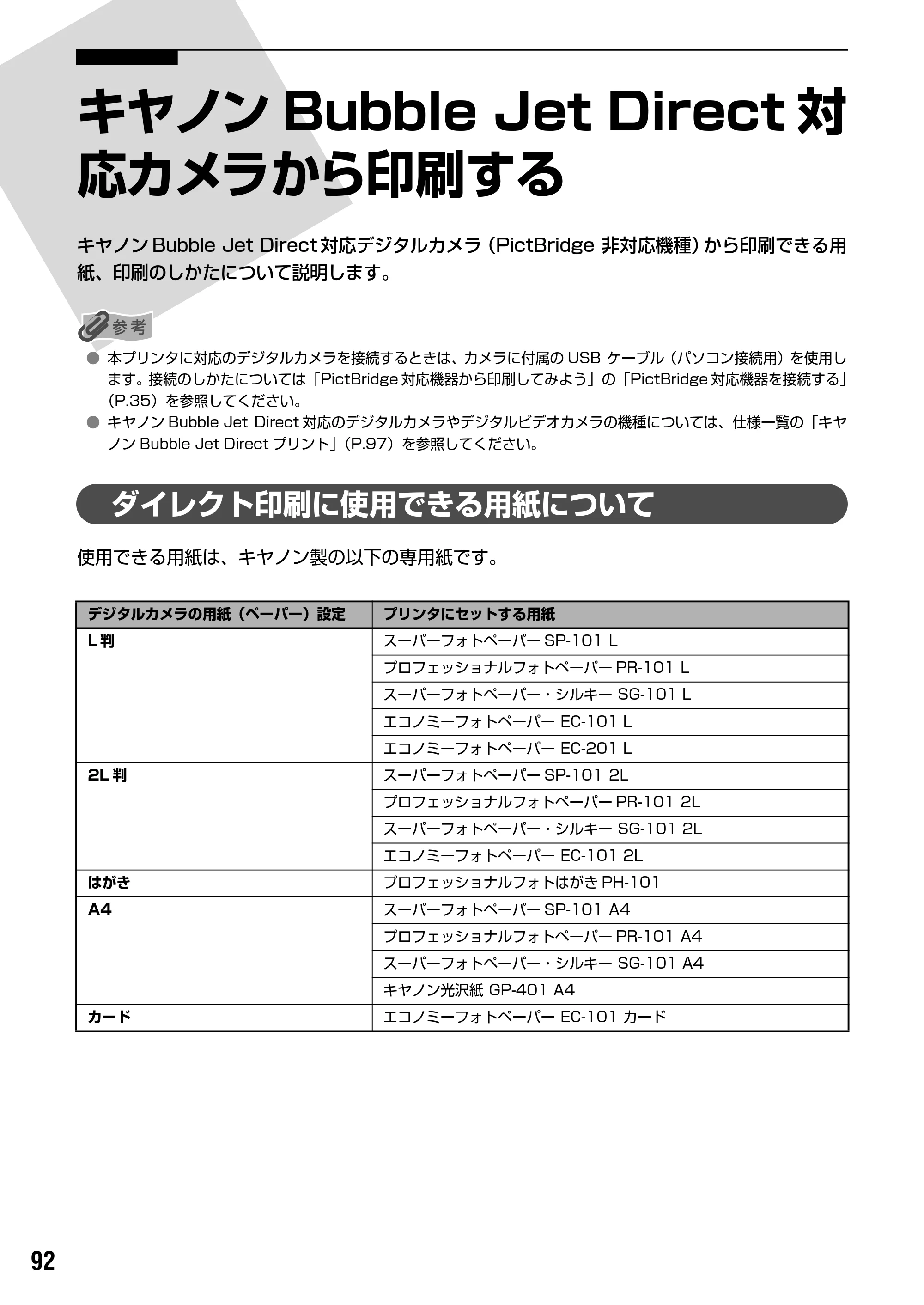 キヤノン PIXUS iP7500 基本操作ガイド （PDF形式／18.25Mバイト） — 電子マニュアルを読もう — 原本ページ — 94ページ