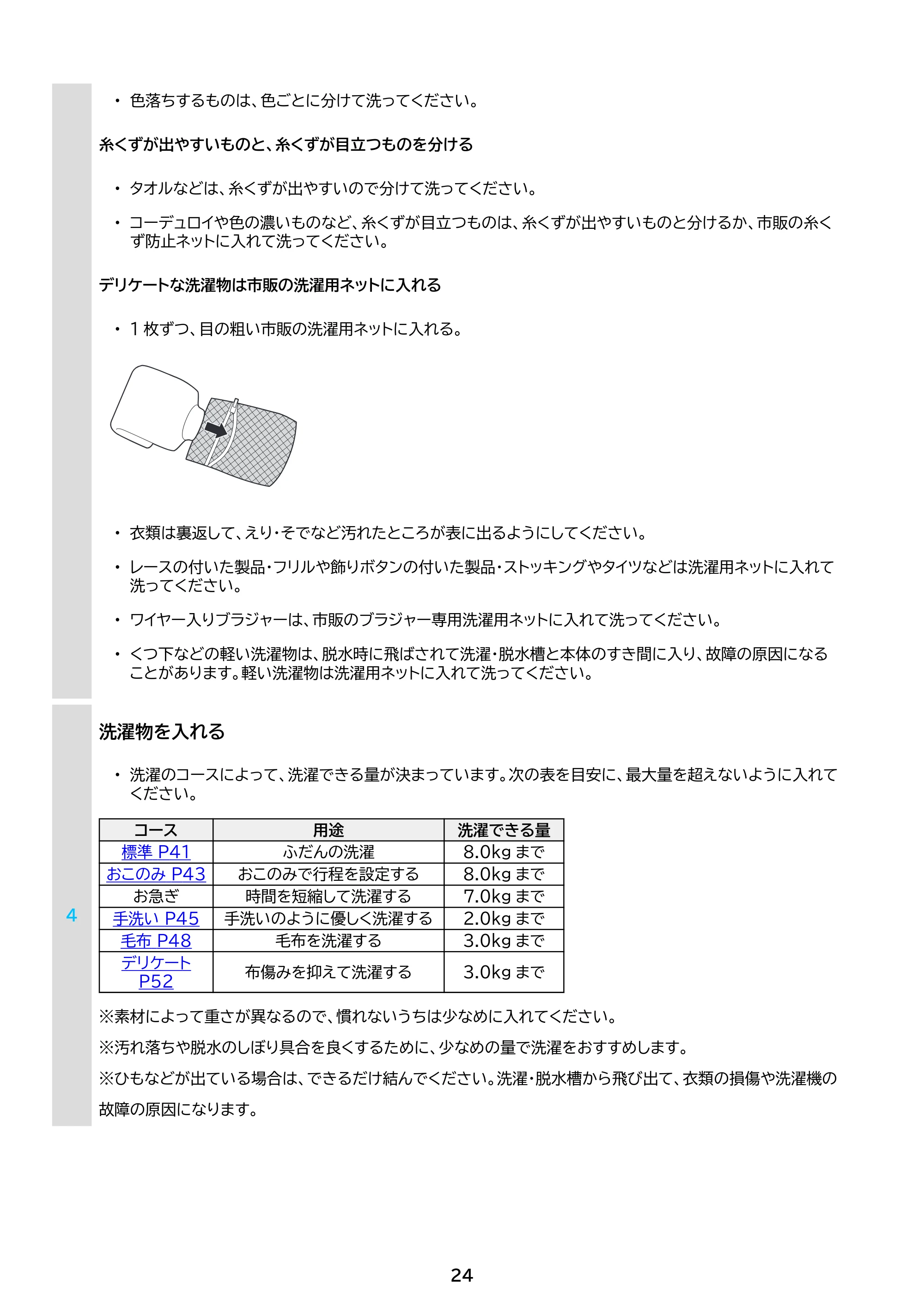 アイリスオーヤマ ITW-F803H 取扱説明書 — 原本ページ — 24ページ