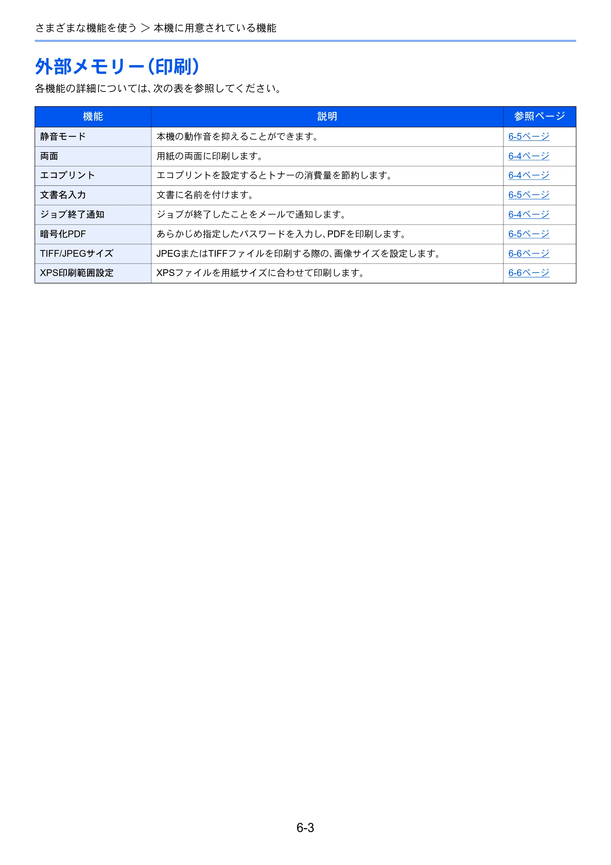 京セラ ECOSYS P7240cdn ECOSYS P7240cdn 使用説明書 — 外部メモリー（印刷） — 原本ページ — 132ページ