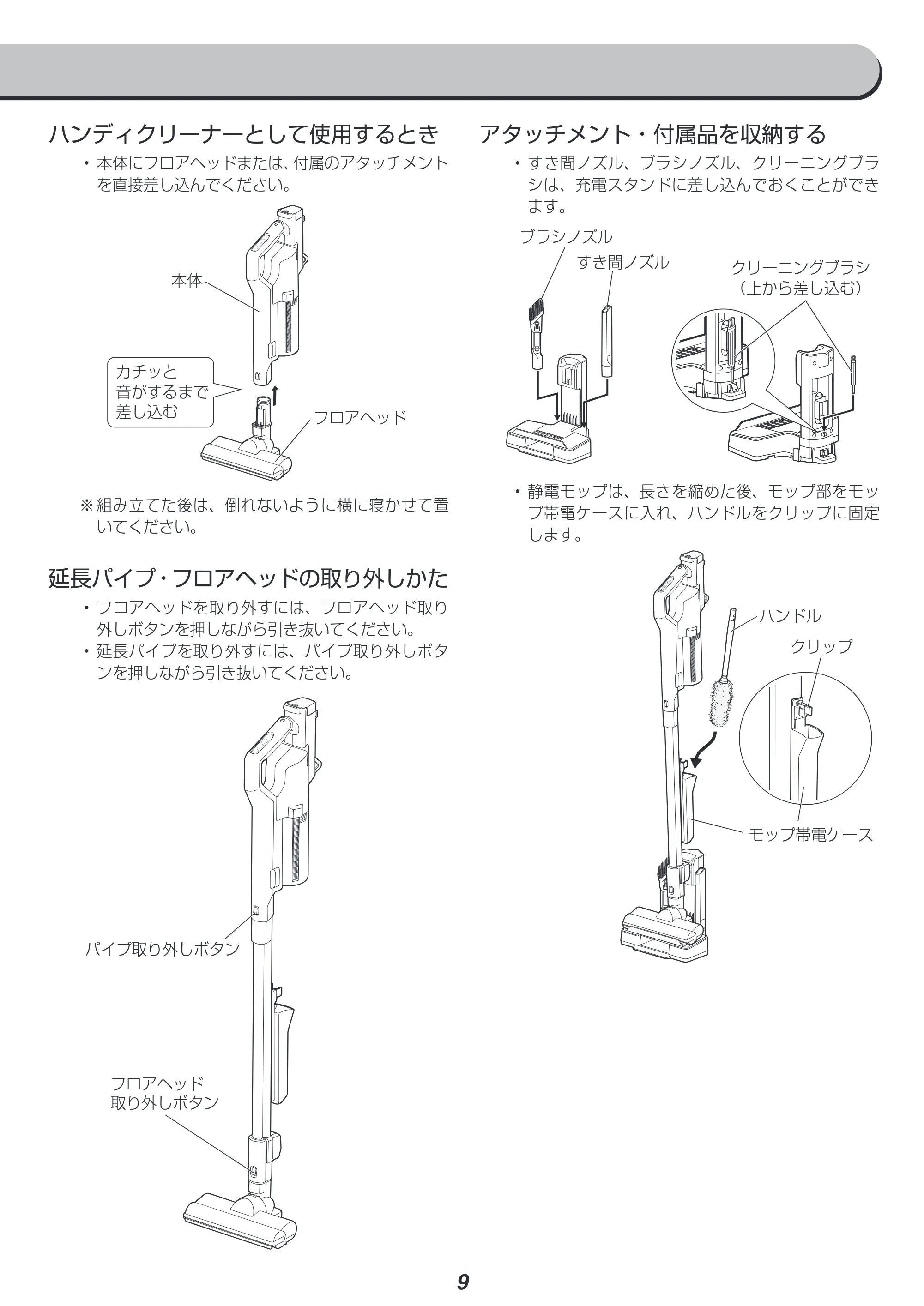 アイリスオーヤマ SCD-120P 取扱説明書 — 原本ページ — 9ページ