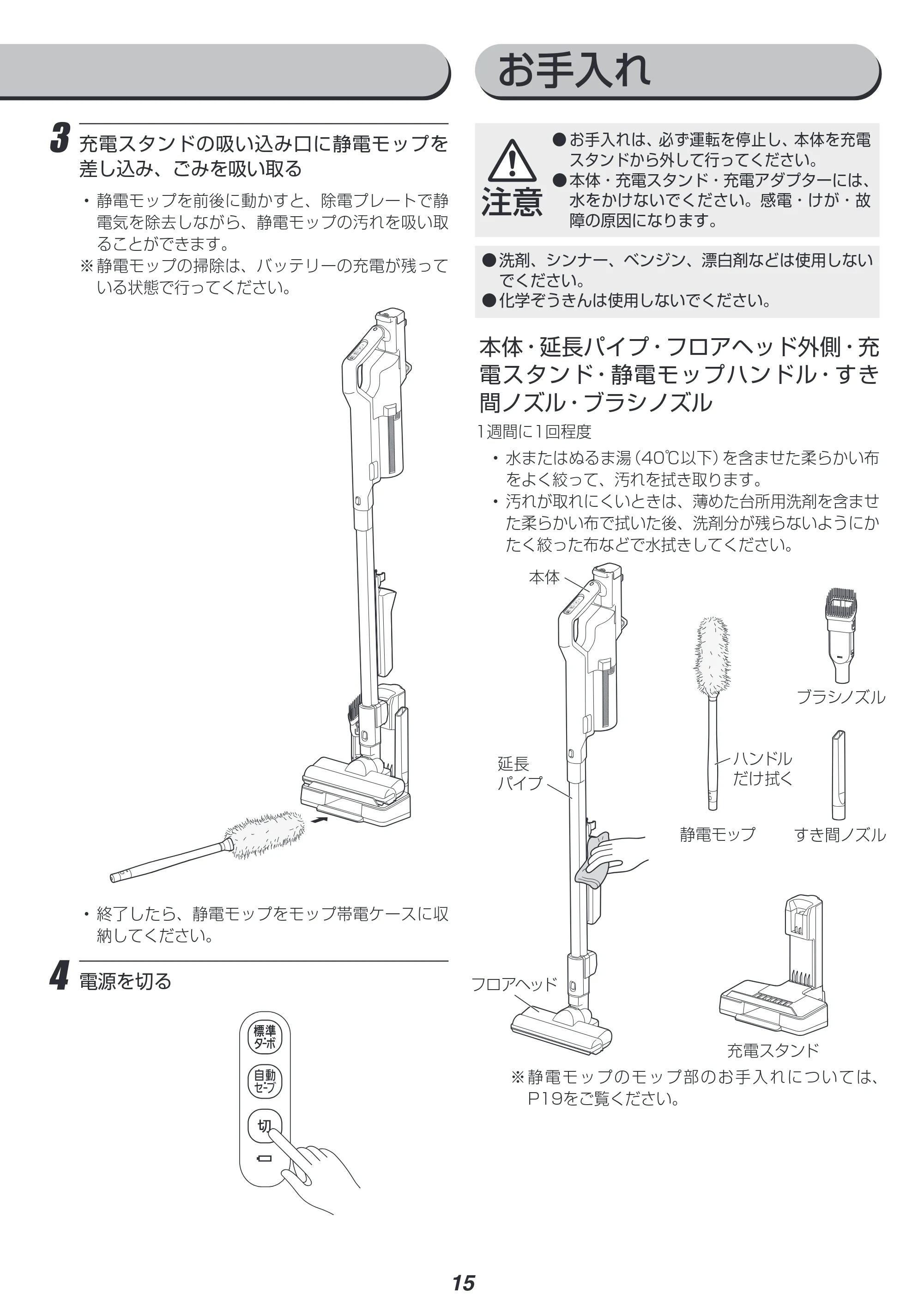 アイリスオーヤマ SCD-120P 取扱説明書 — 原本ページ — 15ページ