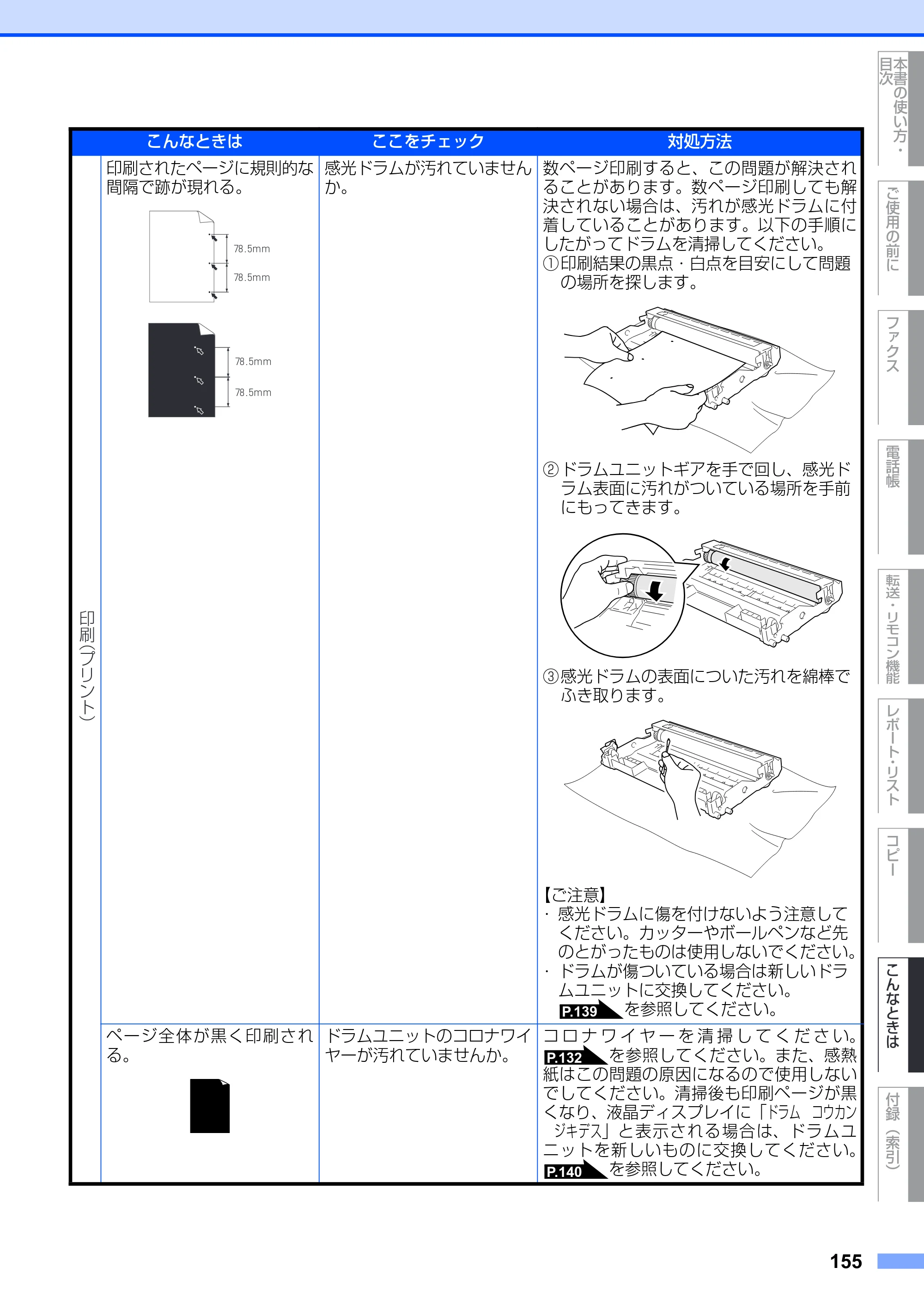 ブラザー FAX-2930 取扱説明書（本体） — 原本ページ — 155ページ