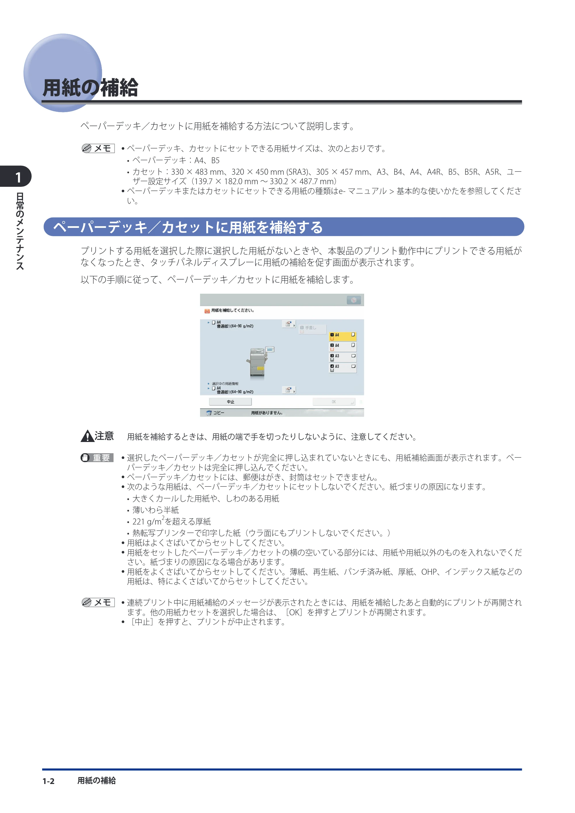 キヤノン imageRUNNER ADVANCE C9075 PRO/C9065 PRO/C7065/C7055 メンテナンスガイド 2010年11月15日更新 （PDF形式／26.65Mバイト） — 原本ページ — 14ページ