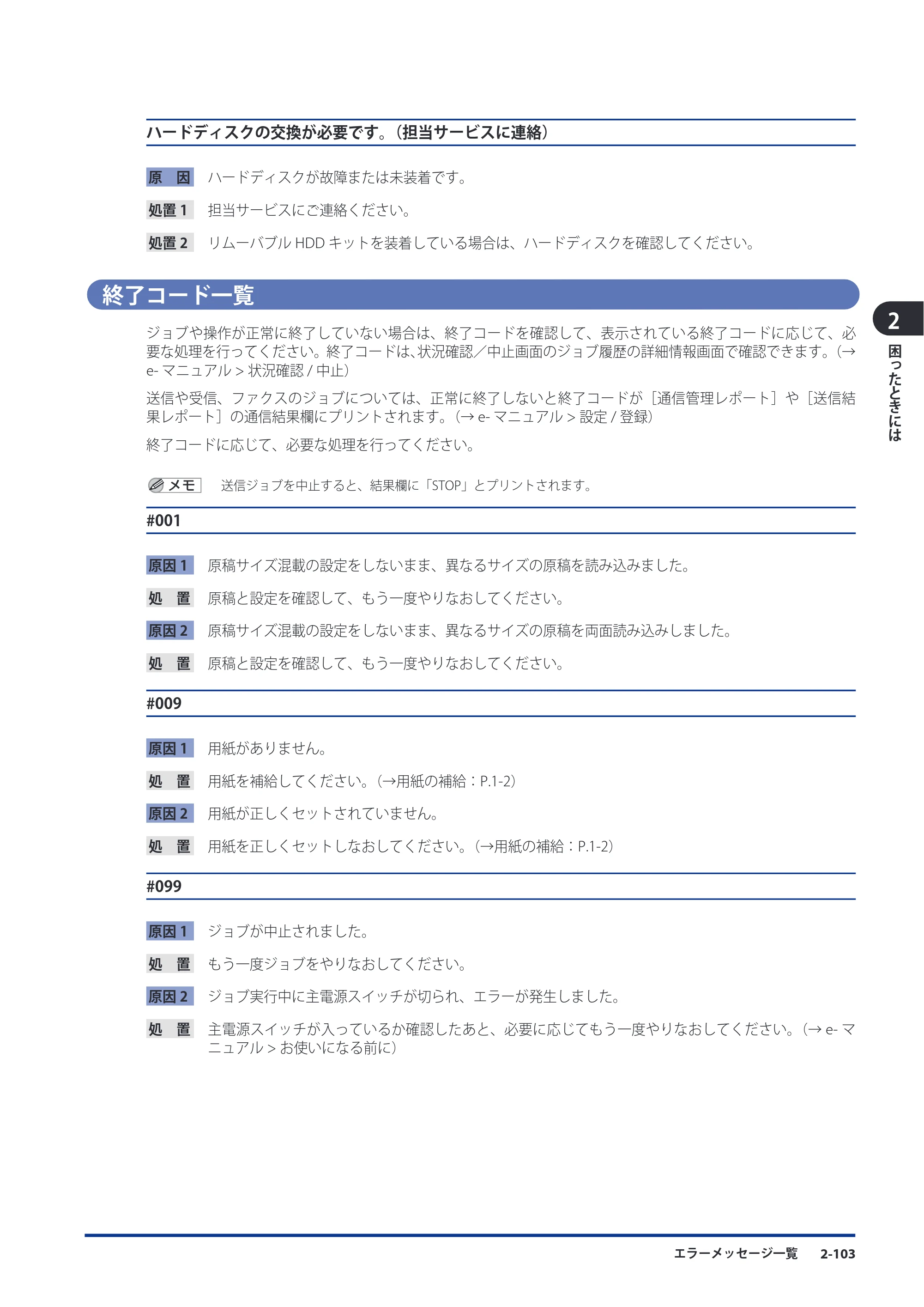 キヤノン imageRUNNER ADVANCE C9075 PRO/C9065 PRO/C7065/C7055 メンテナンスガイド 2010年11月15日更新 （PDF形式／26.65Mバイト） — 原本ページ — 183ページ