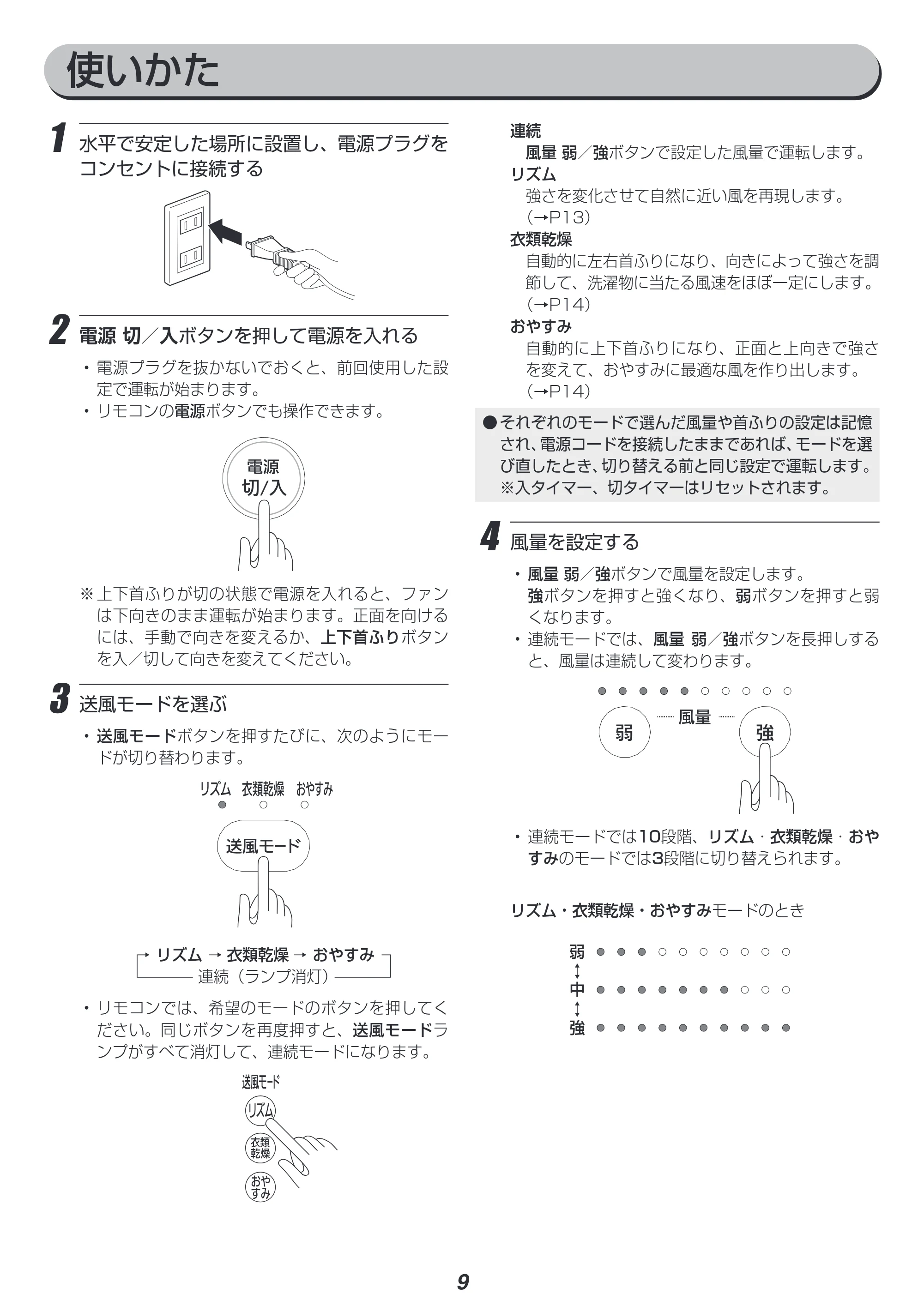 アイリスオーヤマ KSF-DCV151T 取扱説明書 — 原本ページ — 9ページ