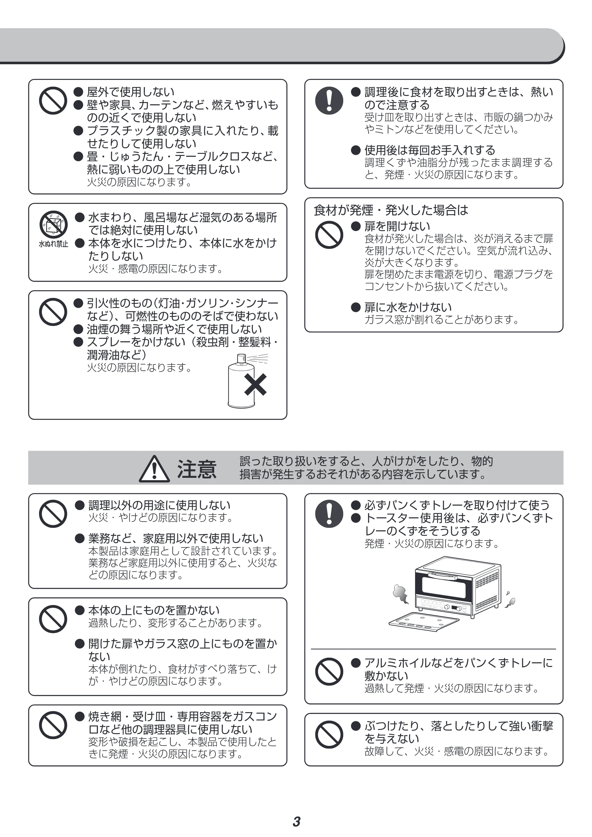 アイリスオーヤマ MOT-401 取扱説明書 — 原本ページ — 3ページ