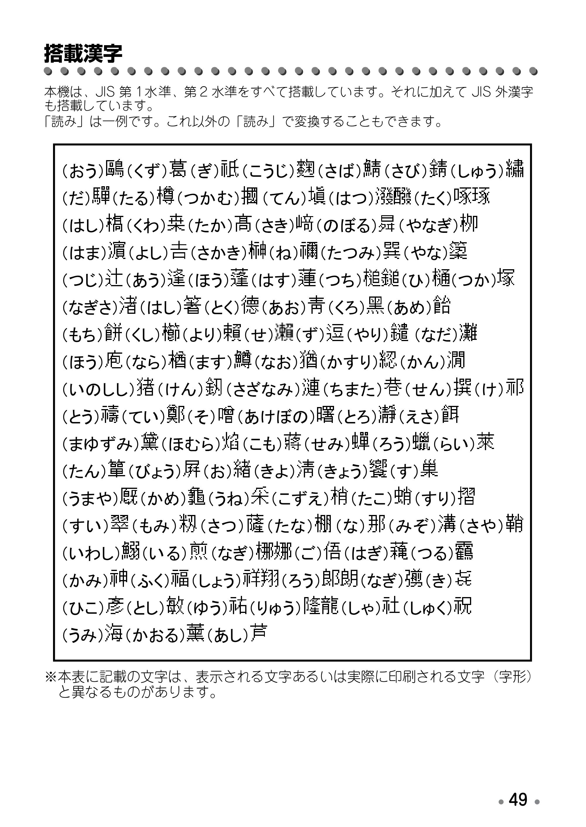ブラザー PT-190 取扱説明書 ミッキー版（ブラック） — 原本ページ — 51ページ