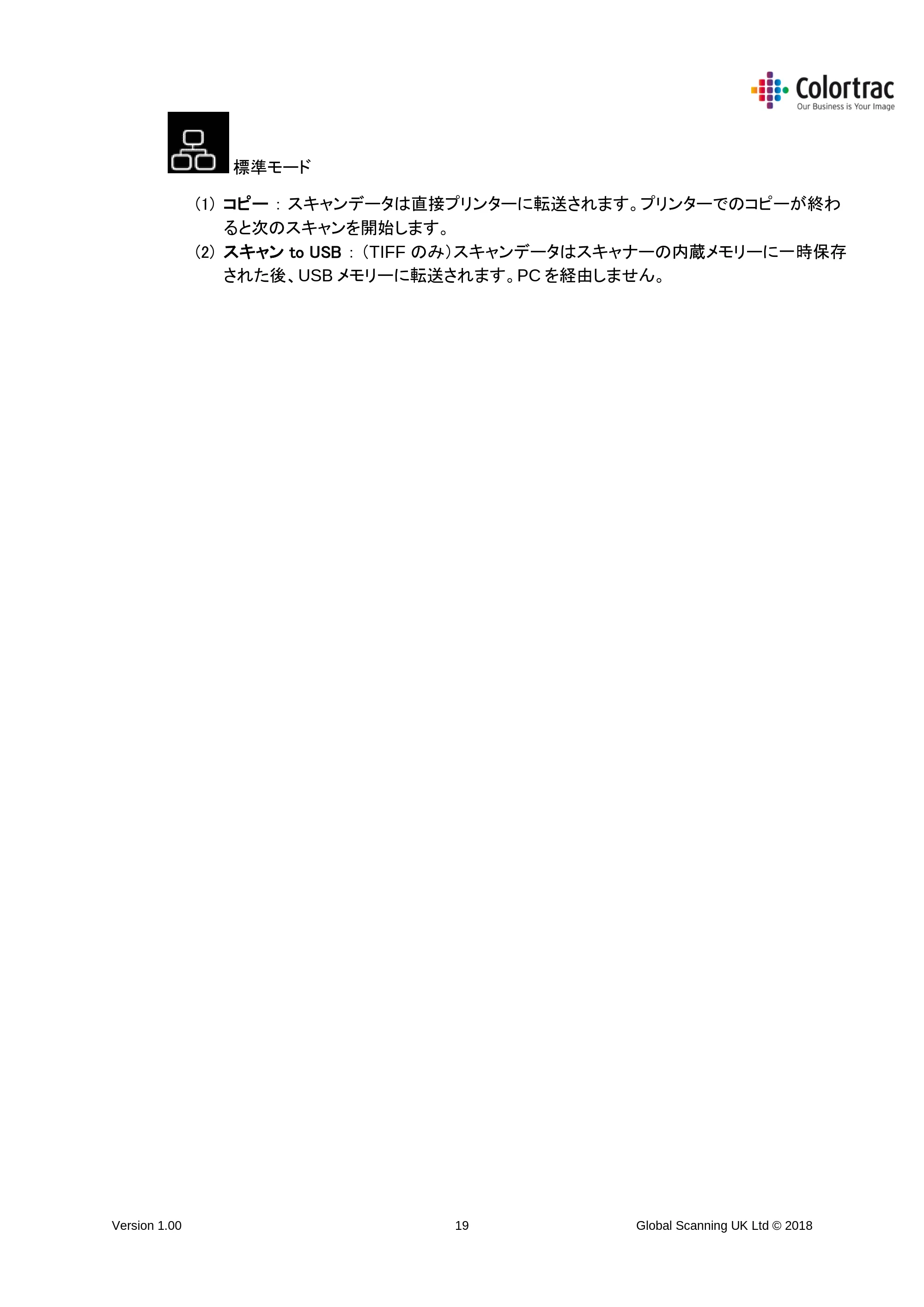 キヤノン TM-300/TM-300 MFP TM-200／TM-300 MFPスキャナーユニット取扱説明書 2019年6月5日掲載 （PDF形式／3.63Mバイト） — 原本ページ — 19ページ