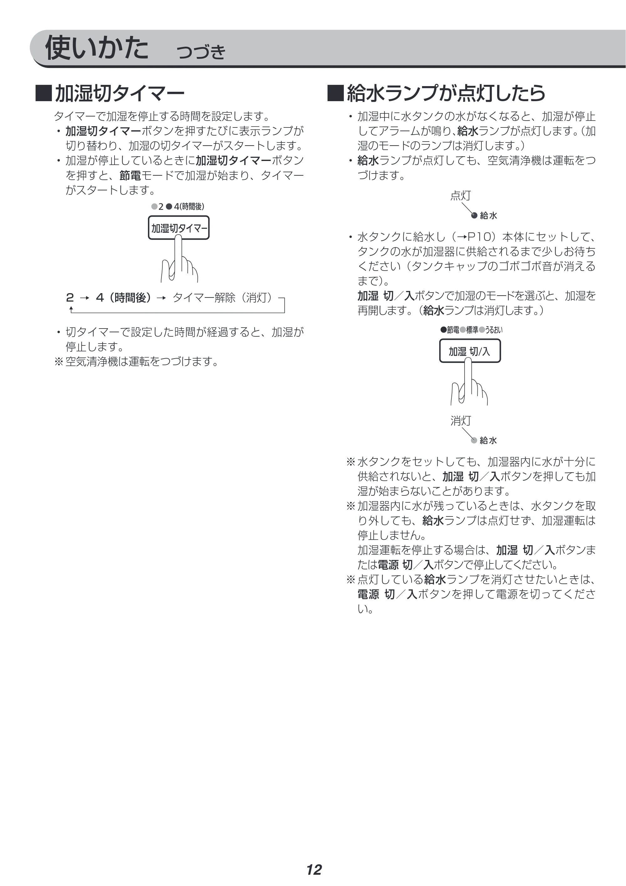 アイリスオーヤマ RHF-253 取扱説明書 — 原本ページ — 12ページ