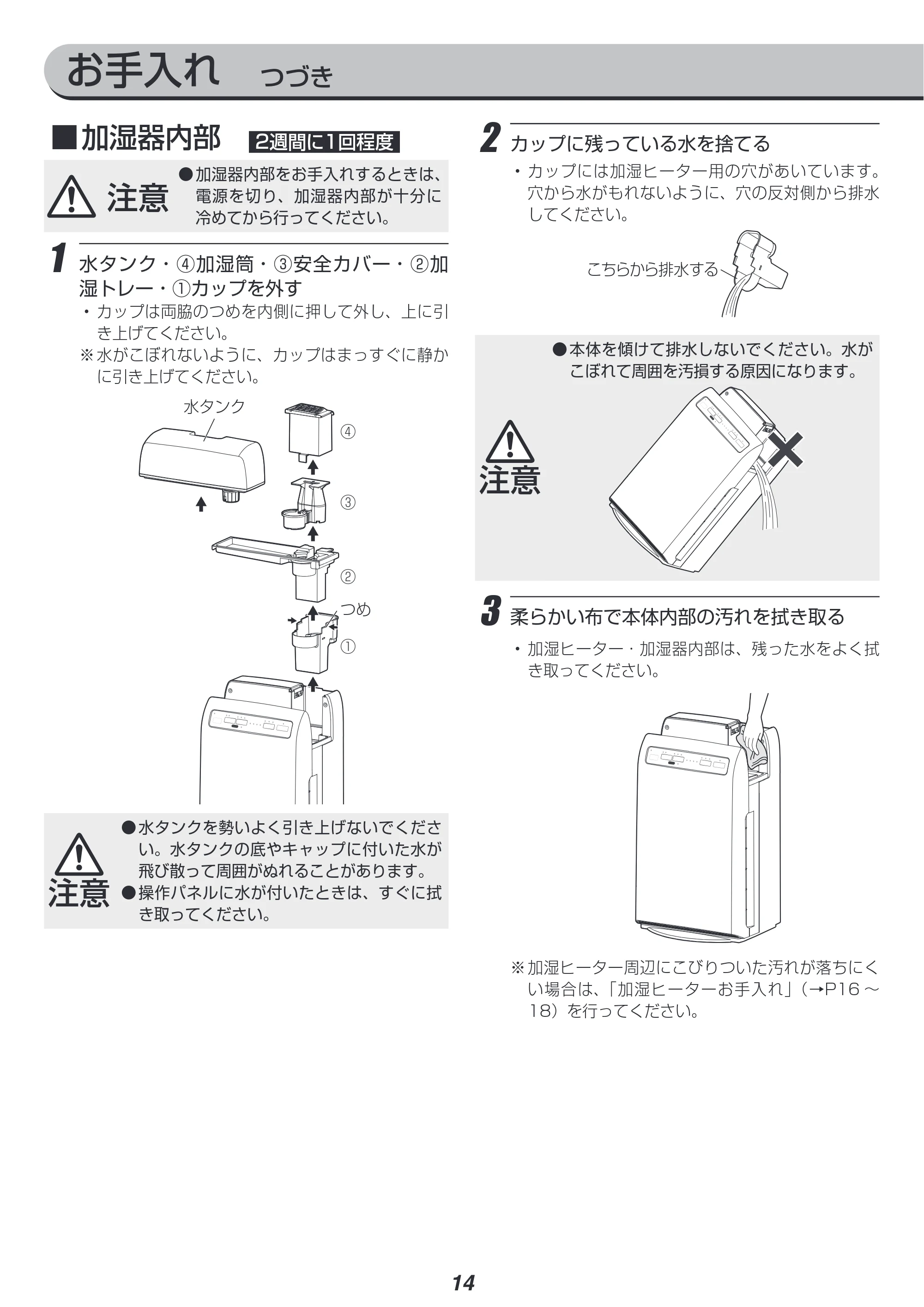 アイリスオーヤマ RHF-253 取扱説明書 — 原本ページ — 14ページ