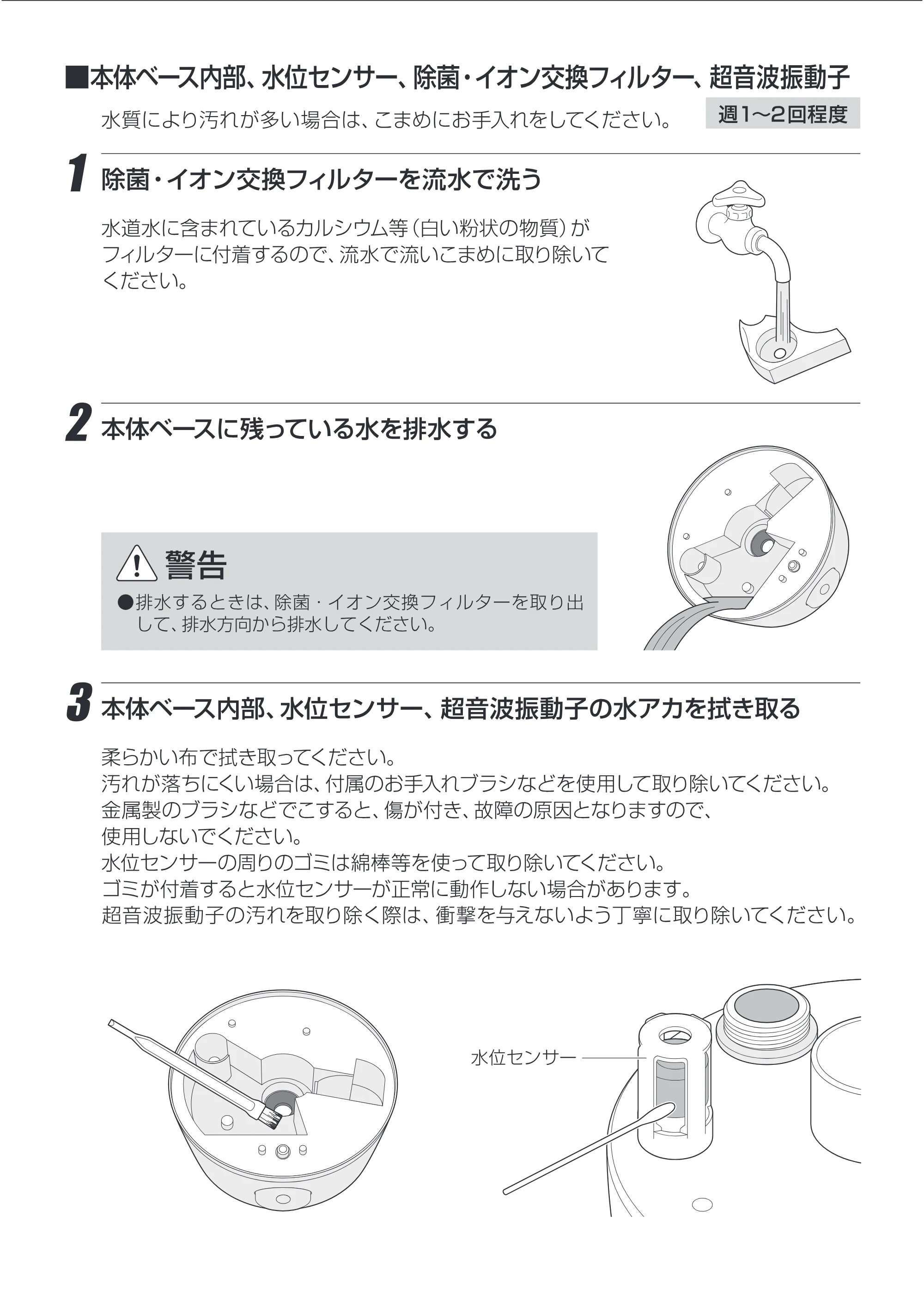 アイリスオーヤマ UHM-300U 取扱説明書 — 12 — 原本ページ — 12ページ