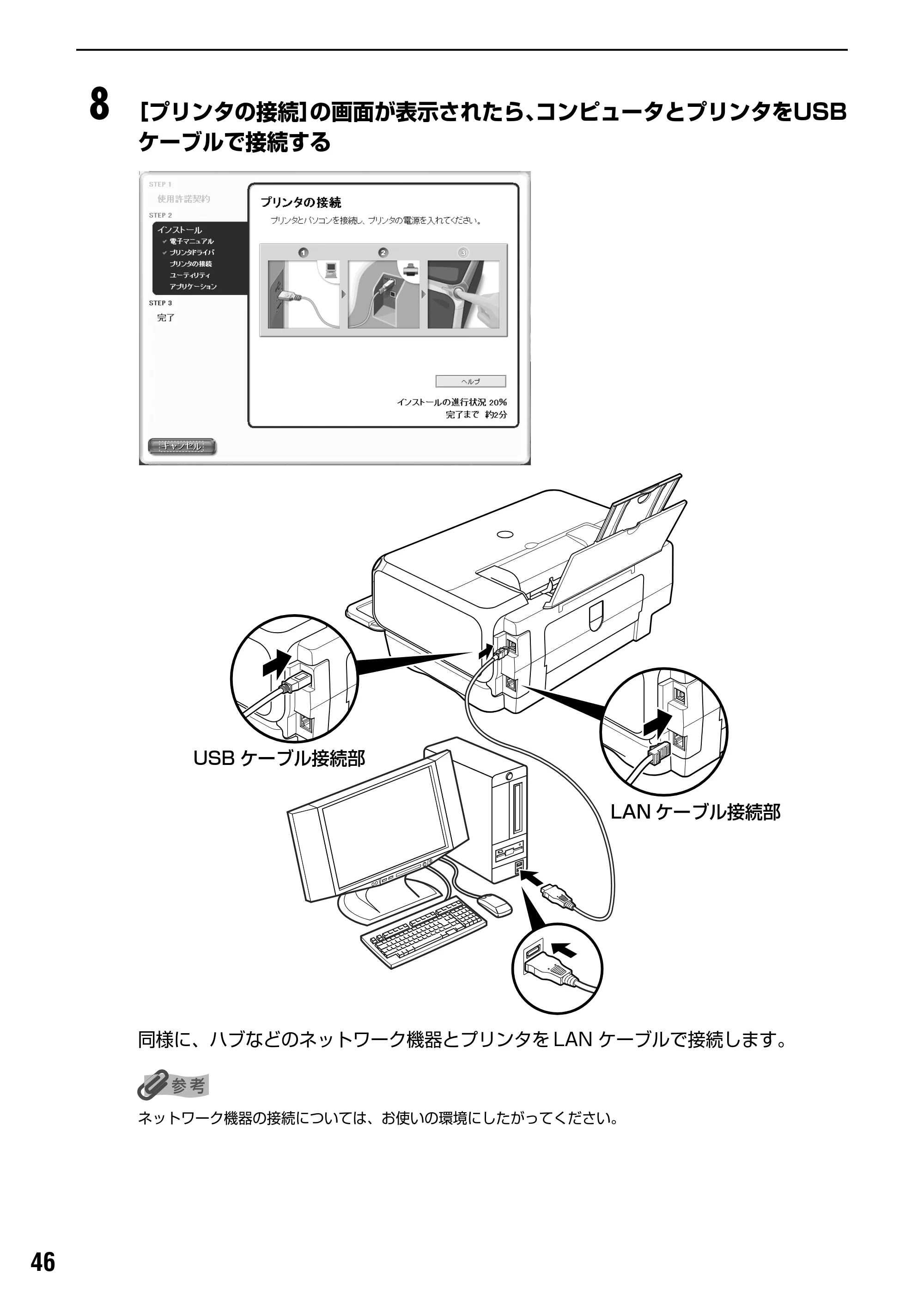 キヤノン PIXUS iP4100R スタートガイド （PDF形式／8.92Mバイト） — 原本ページ — 48ページ