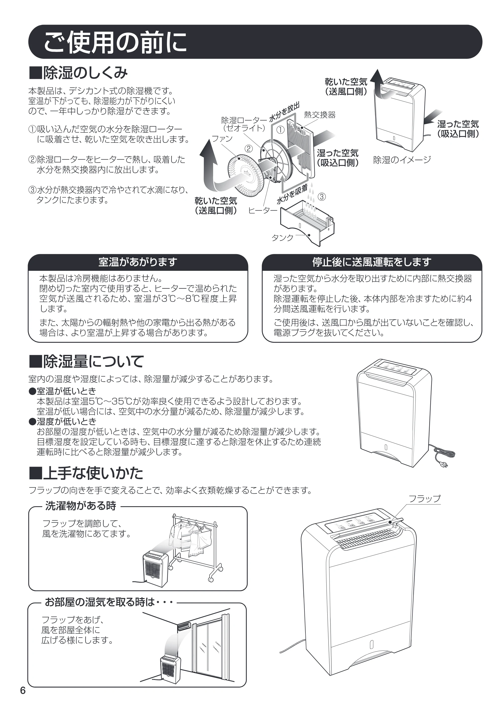 アイリスオーヤマ EJD-70N 取扱説明書 — 原本ページ — 6ページ