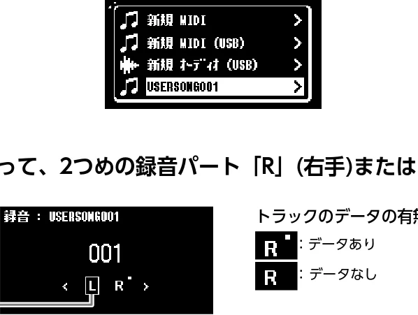 ヤマハ CLP-885 / CLP-875 / CLP-845 CLP-885/CLP-875/CLP-845/CLP-835 取扱説明書 — 7. [PLAY/PAUSE]ボタンを押して、録音した演奏を聞いてみましょう。 — 図版 40-1 — 40ページ