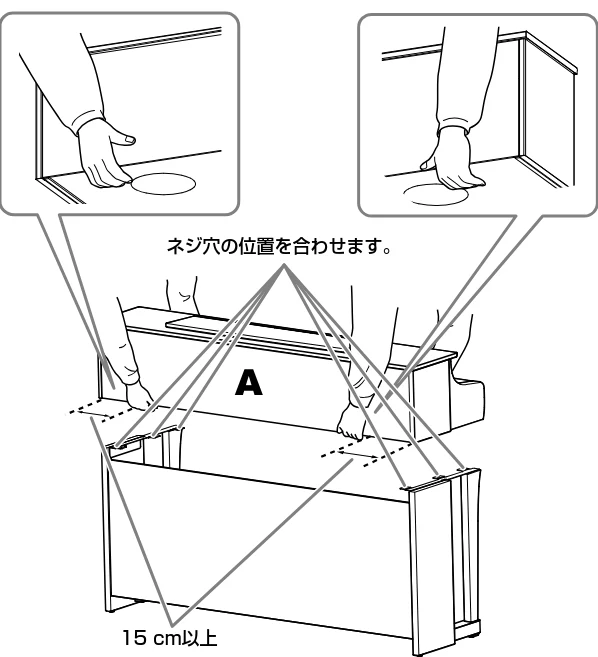 ヤマハ CLP-885 / CLP-875 / CLP-845 CLP-885/CLP-875/CLP-845/CLP-835 取扱説明書 — 3. Aを載せます。 — 図版 70-2 — 70ページ