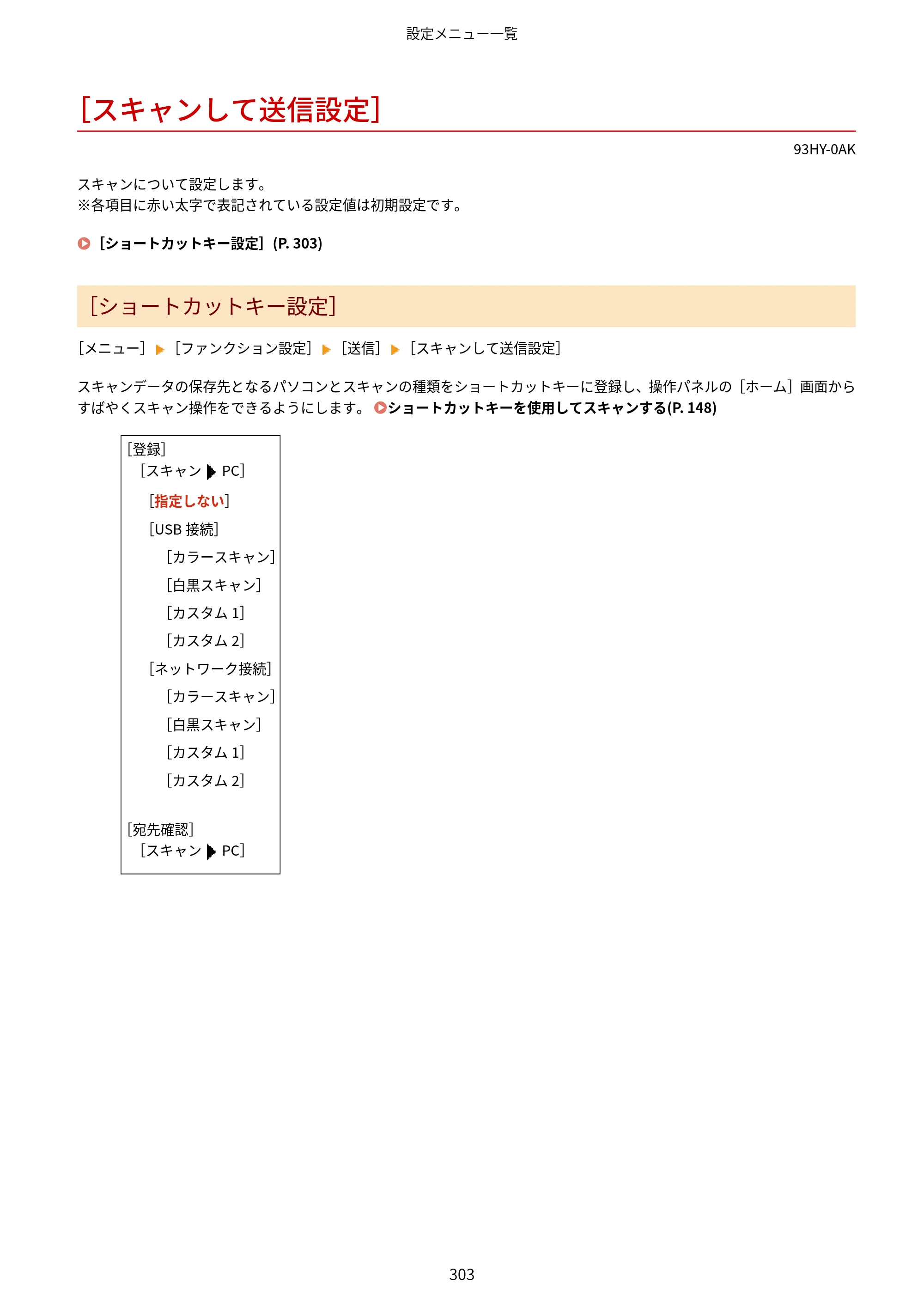 キヤノン MF273dw・MF272dw ユーザーズガイド 2026年6月25日更新（PDF：3.27MB） — ［スキャンして送信設定］ — 原本ページ — 311ページ