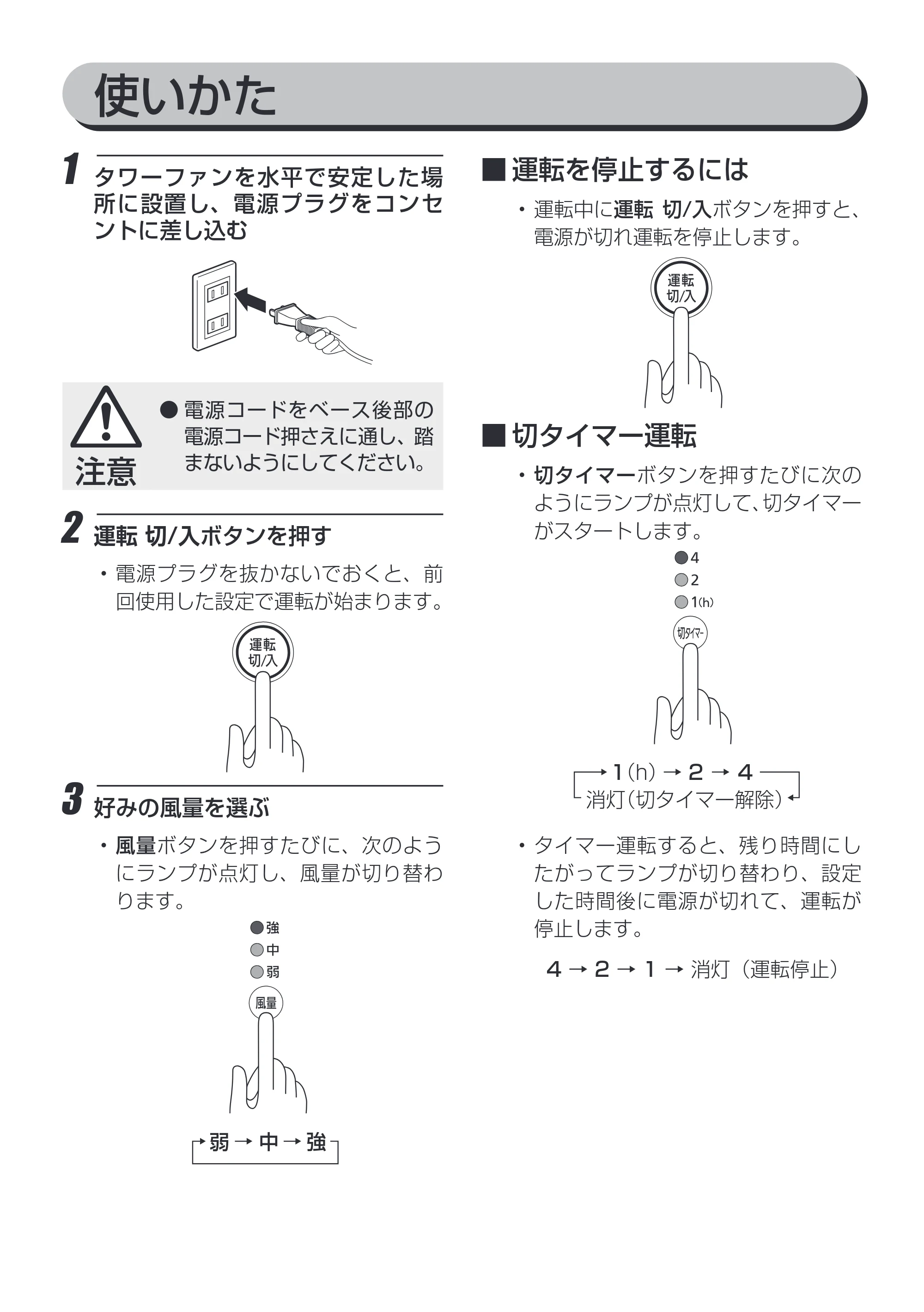 アイリスオーヤマ KTF-C61T 取扱説明書 — 原本ページ — 9ページ