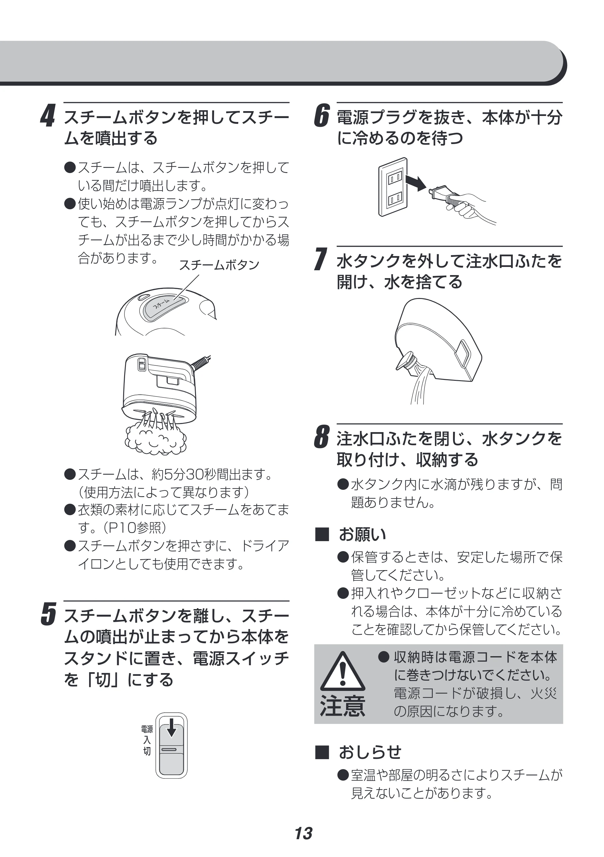 アイリスオーヤマ IRS-01-KN 取扱説明書 — 原本ページ — 13ページ