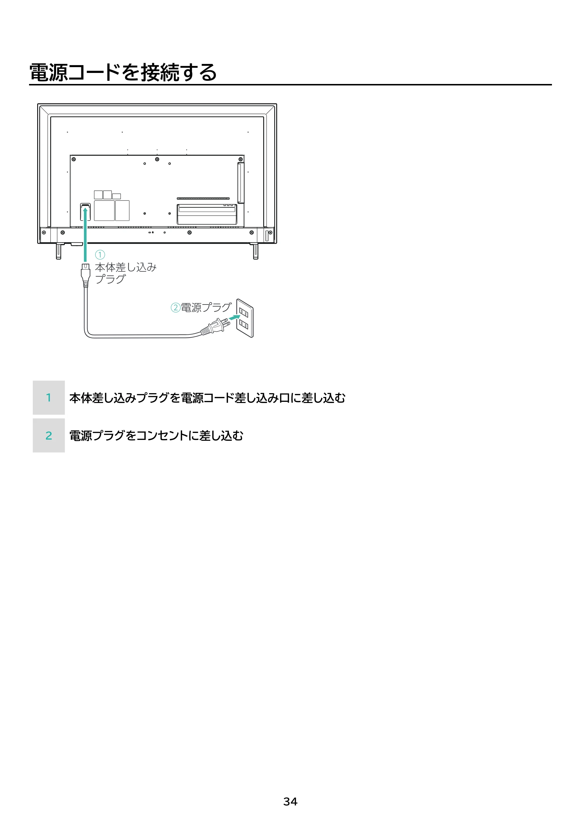 アイリスオーヤマ DO-DU554S 取扱説明書 — 原本ページ — 34ページ