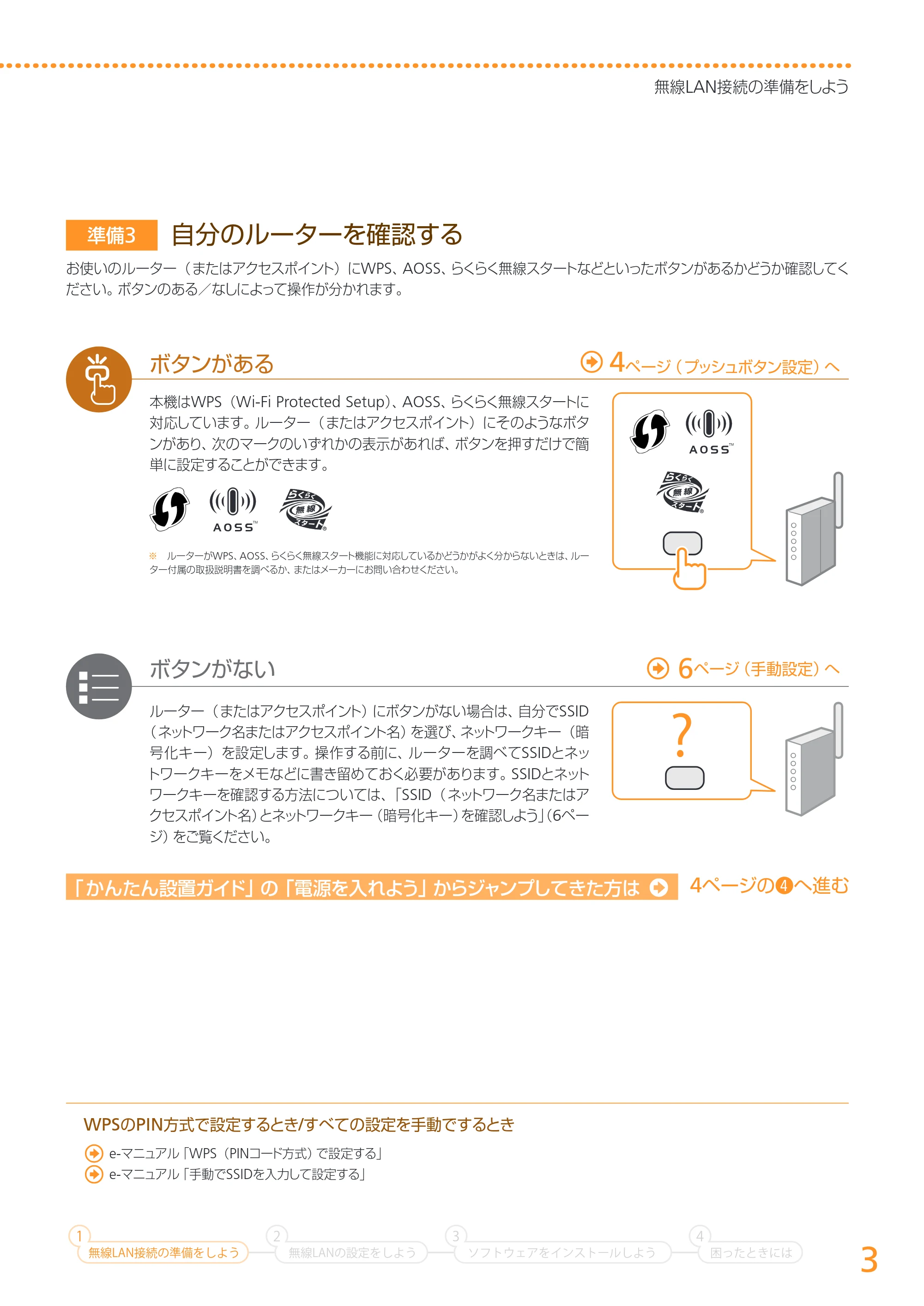 キヤノン MF4890dw/MF4870dn/MF4830d/MF4820d/MF4750 無線LAN設定ガイド (MF4890dw) 2013年5月9日更新(PDF:2.46MB) — 原本ページ — 3ページ