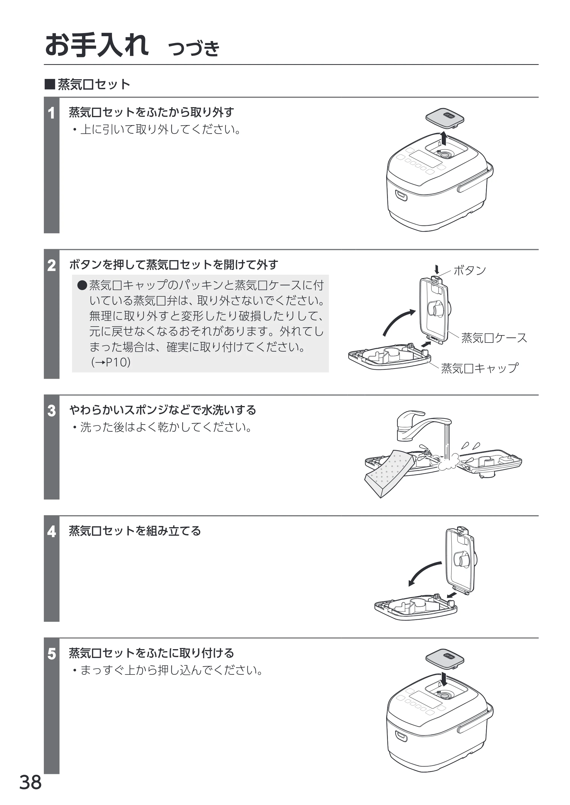 アイリスオーヤマ RC-PDA50 取扱説明書 — 原本ページ — 38ページ