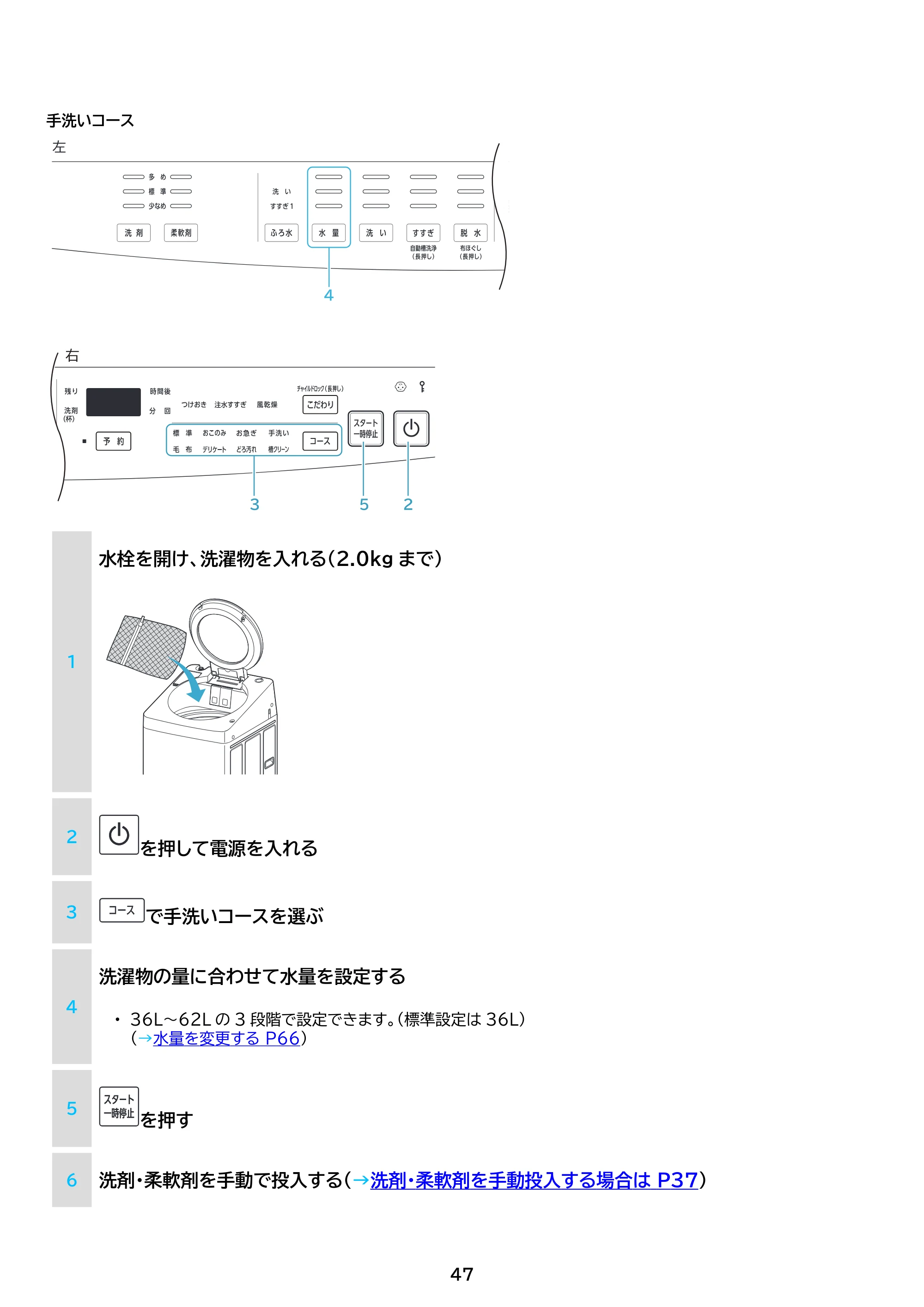 アイリスオーヤマ TCW-105A02 取扱説明書 — 原本ページ — 47ページ