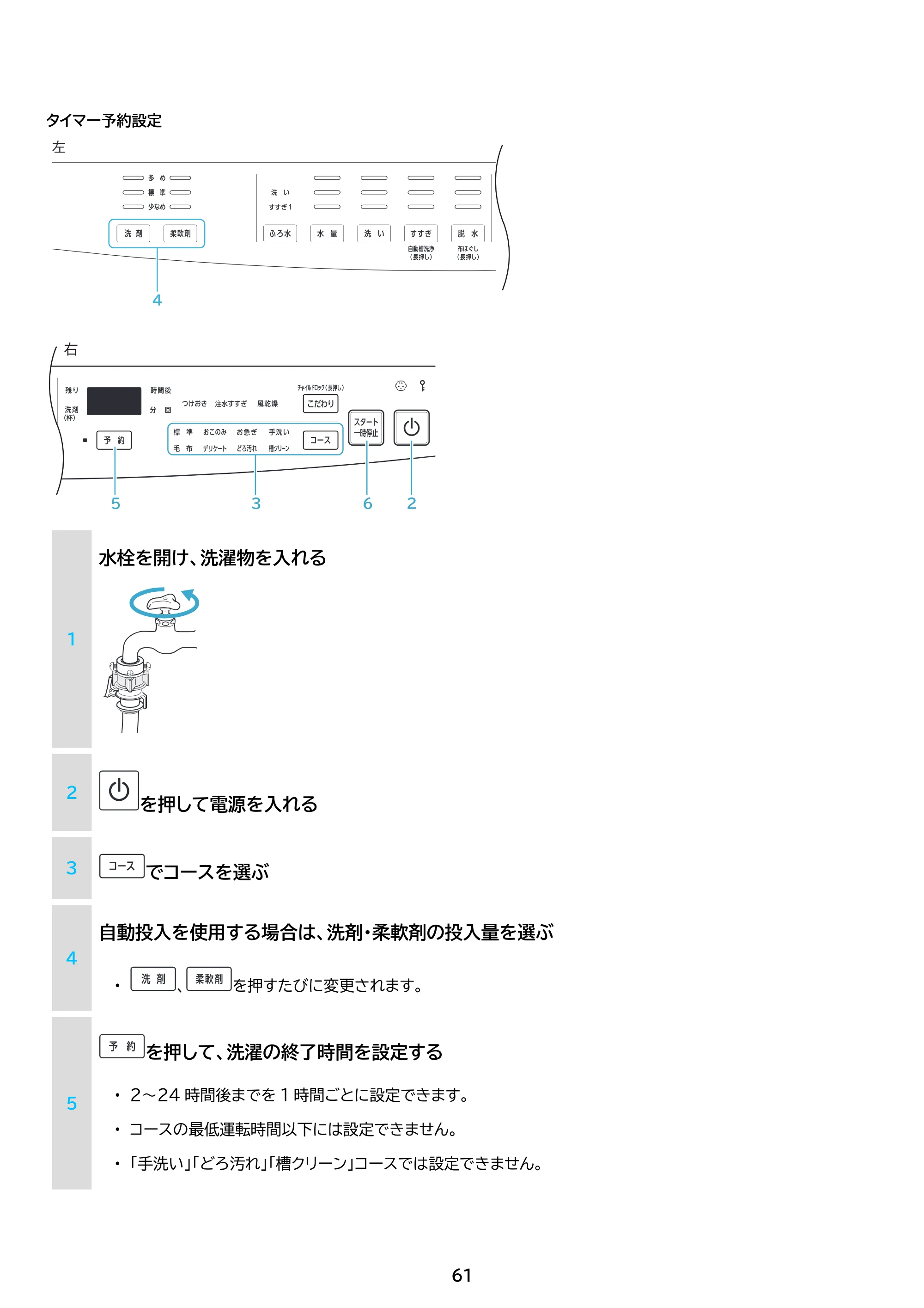 アイリスオーヤマ TCW-105A02 取扱説明書 — 原本ページ — 61ページ