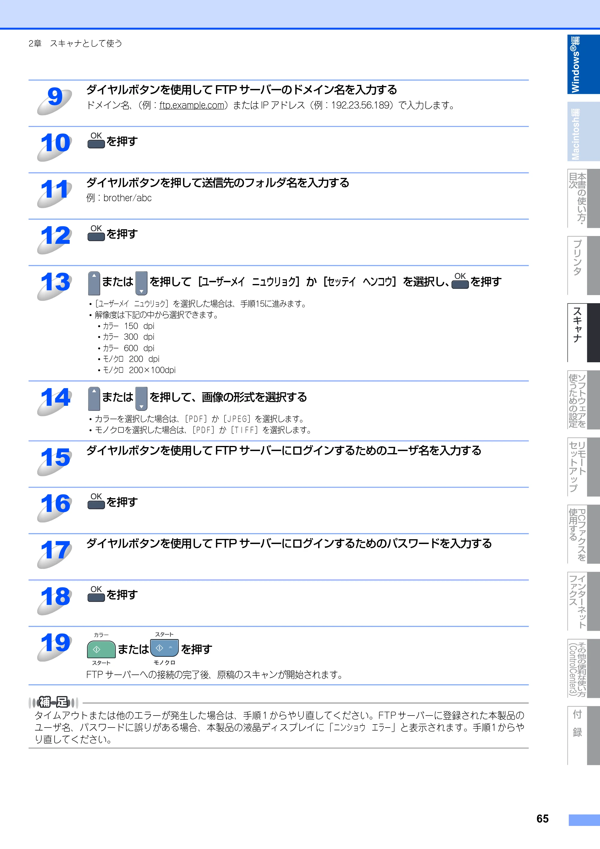 ブラザー DCP-9040CN / MFC-9440CN / MFC-9450CDN ユーザーズガイド ～パソコン活用編～ — 原本ページ — 66ページ