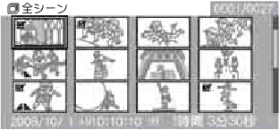日立 DZ-HD90 取扱説明書 — HDDに記録したシーンを選んでダビングする（えらんでダビング） — 図版 30-1 — 30ページ