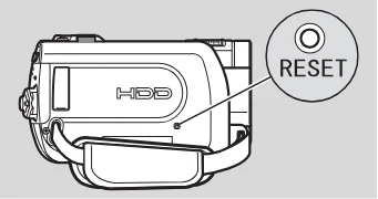 日立 DZ-HD90 取扱説明書 — システムリセット — 図版 96-1 — 96ページ