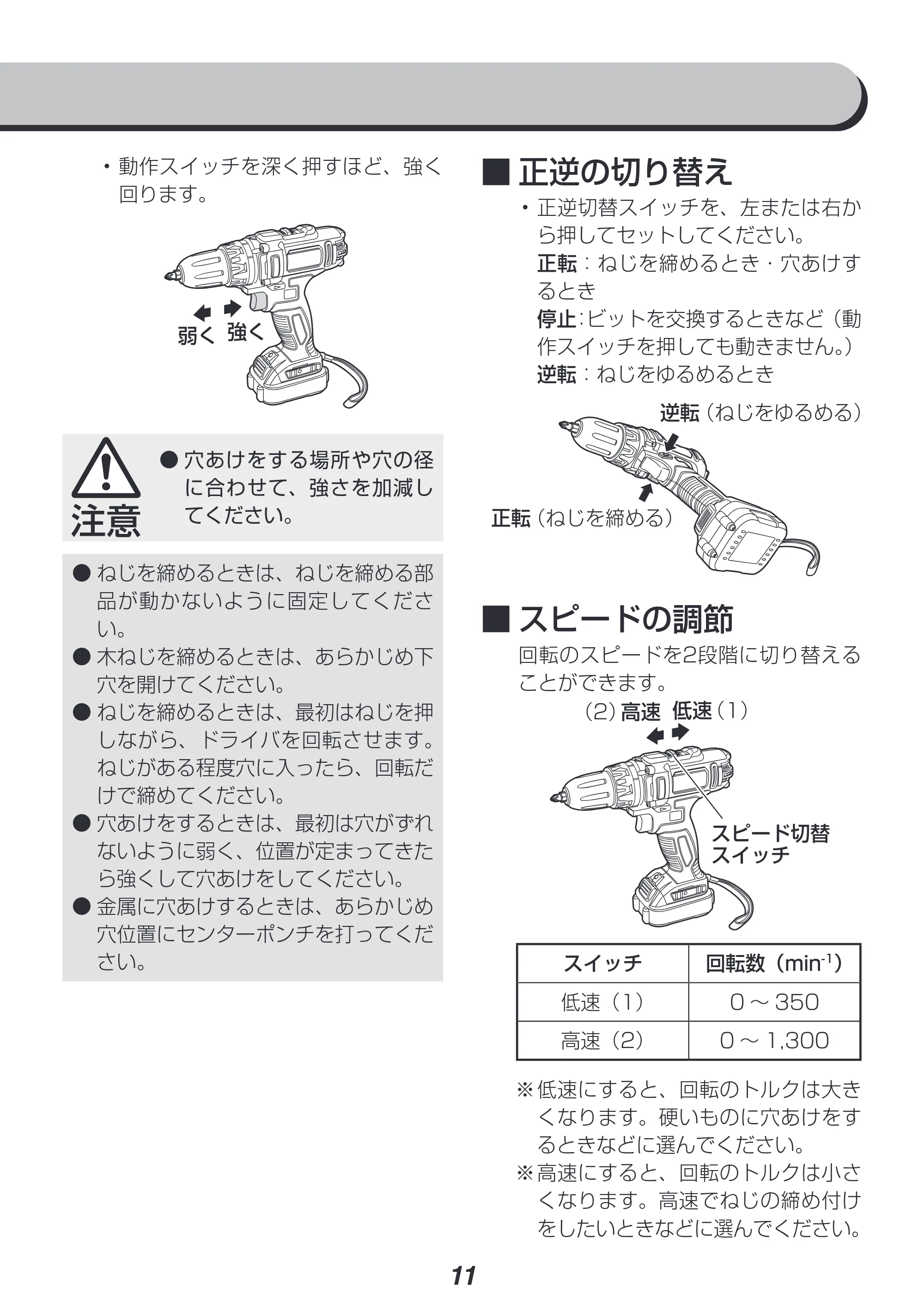 アイリスオーヤマ JCD28 取扱説明書 — 原本ページ — 11ページ