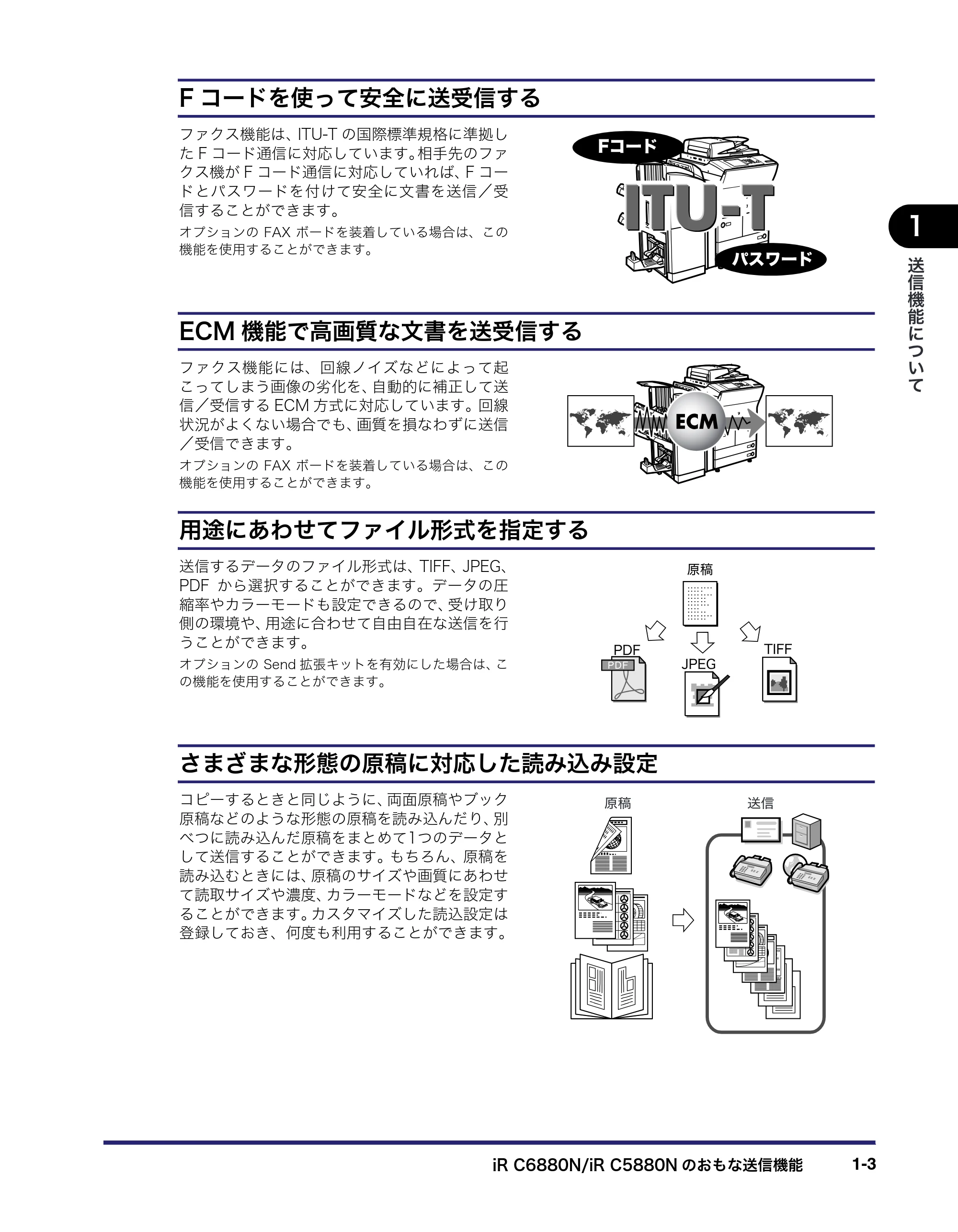 キヤノン iR C6880N/C5880N 送信／ファクスガイド （PDF形式／25.27Mバイト） — 原本ページ — 19ページ