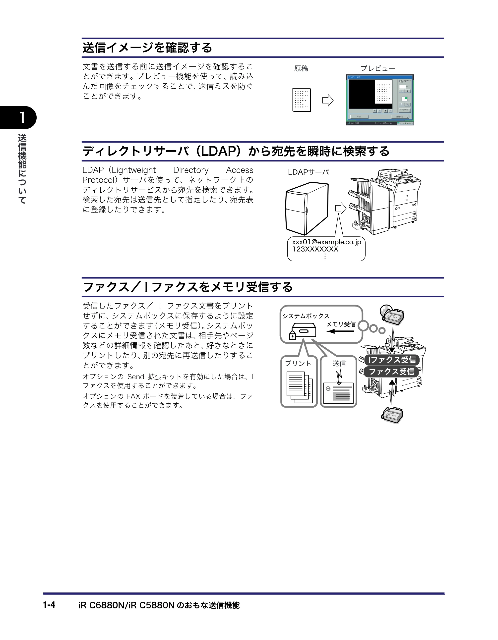 キヤノン iR C6880N/C5880N 送信／ファクスガイド （PDF形式／25.27Mバイト） — 原本ページ — 20ページ