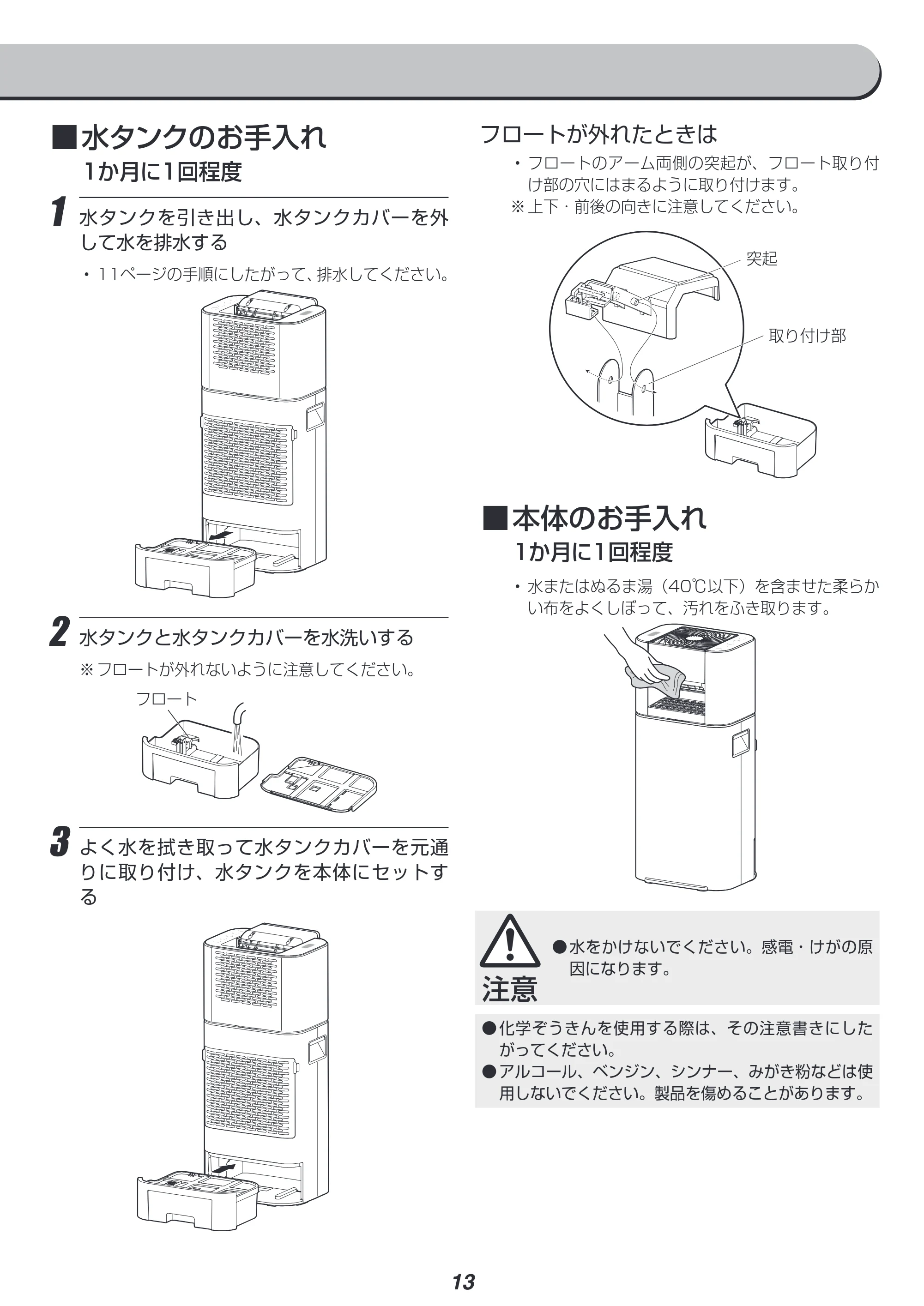 アイリスオーヤマ KIJDC-L50 取扱説明書 — 原本ページ — 13ページ