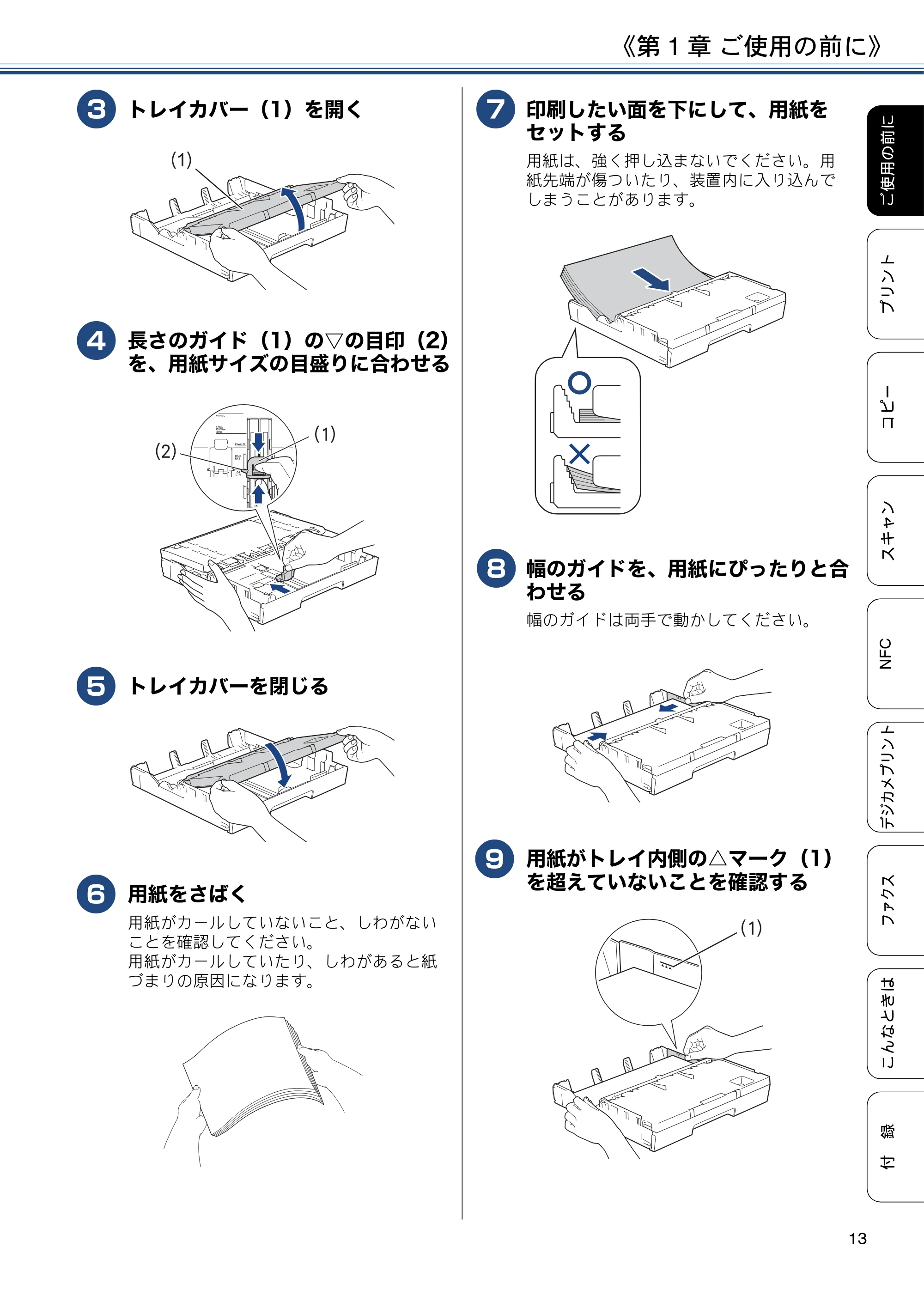 ブラザー MFC-J6973CDW ユーザーズガイド ～基本編～ — 原本ページ — 13ページ