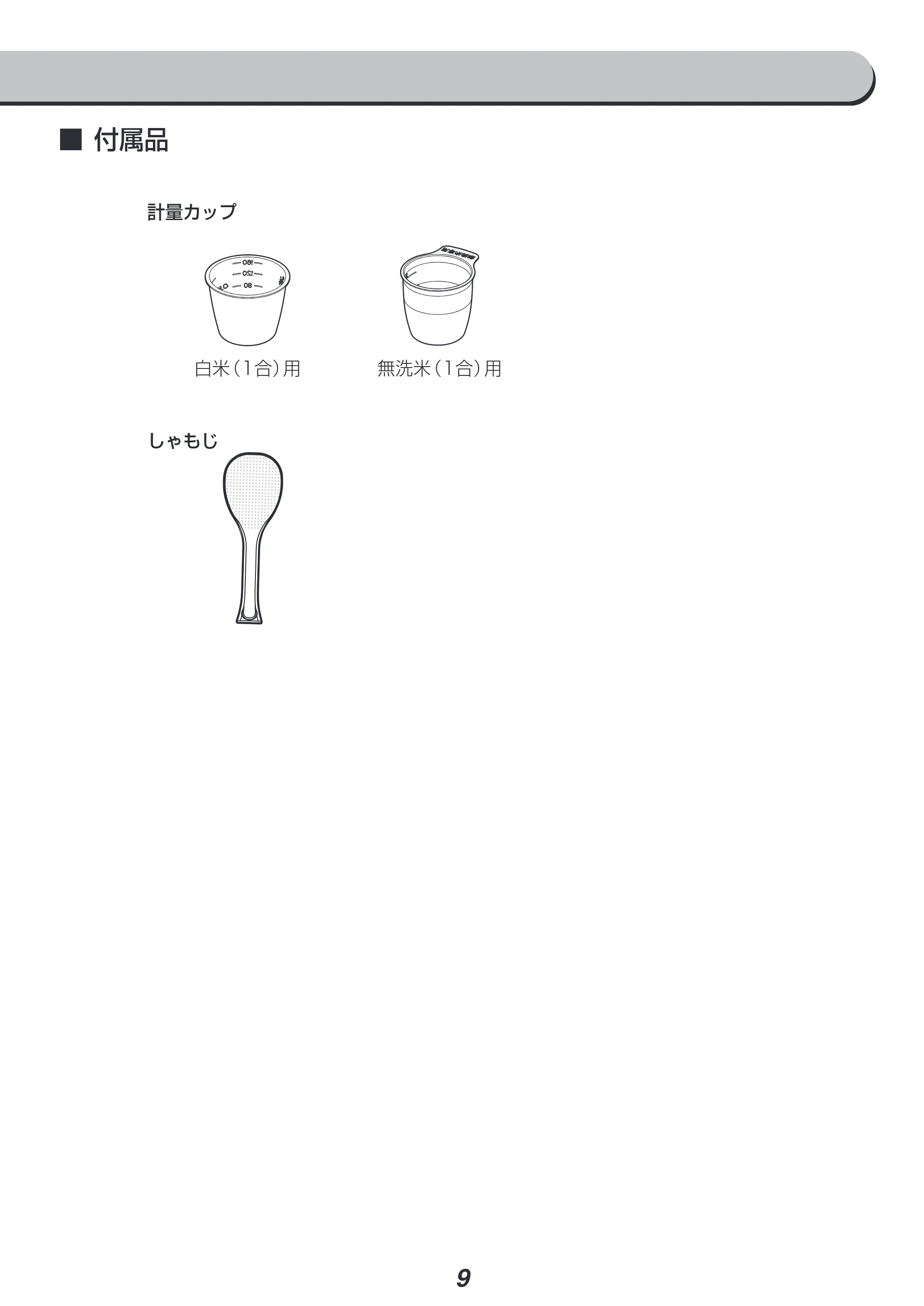 アイリスオーヤマ WLRC-IK30 取扱説明書 — 原本ページ — 9ページ