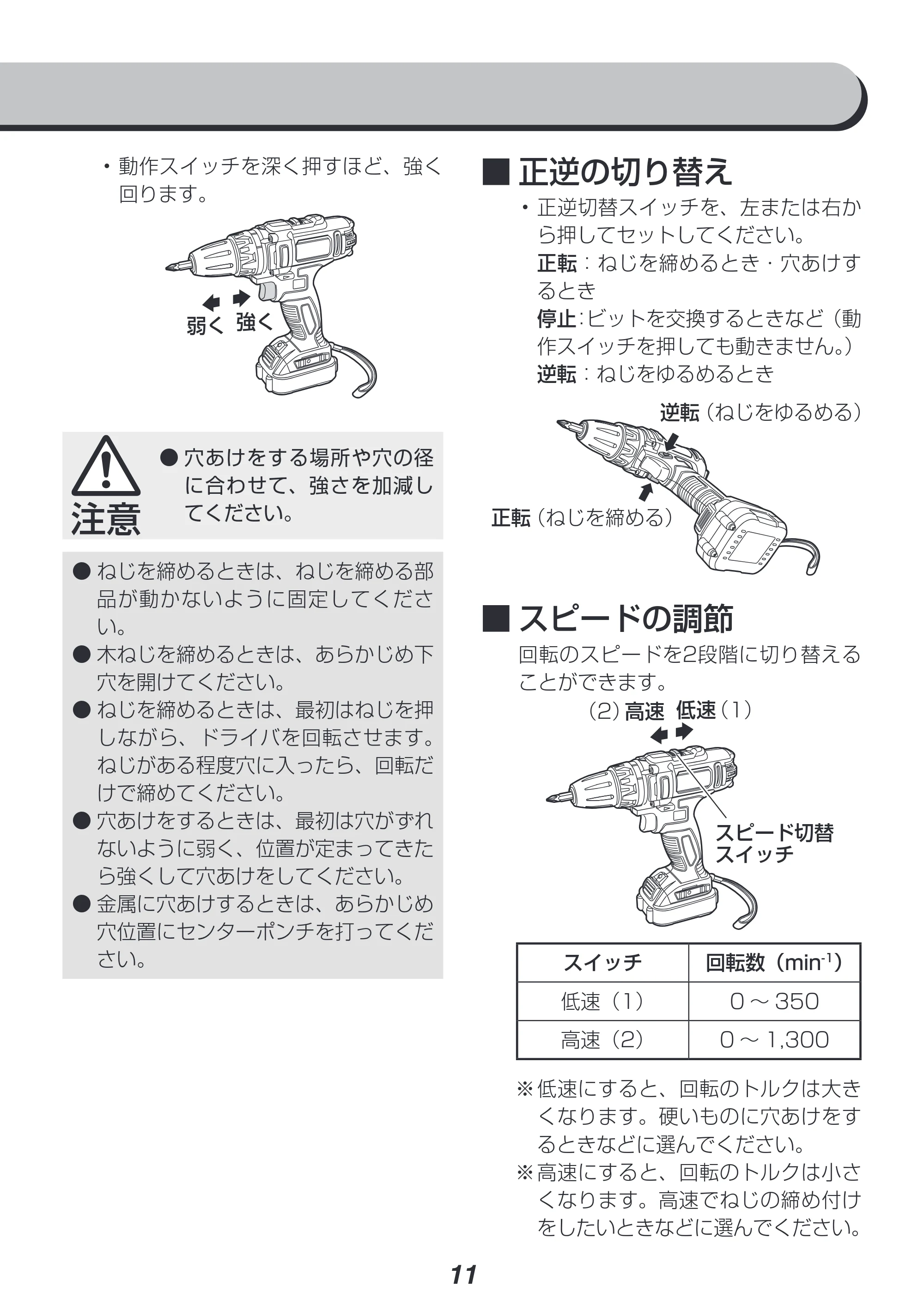 アイリスオーヤマ BCD28-H 取扱説明書 — 原本ページ — 11ページ