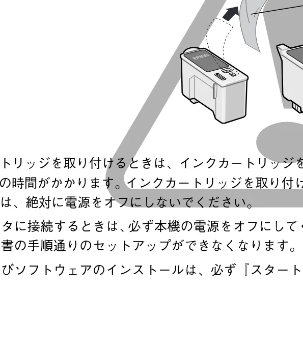 エプソン CC-550L ご注意 — 図版 1-1 — 1ページ