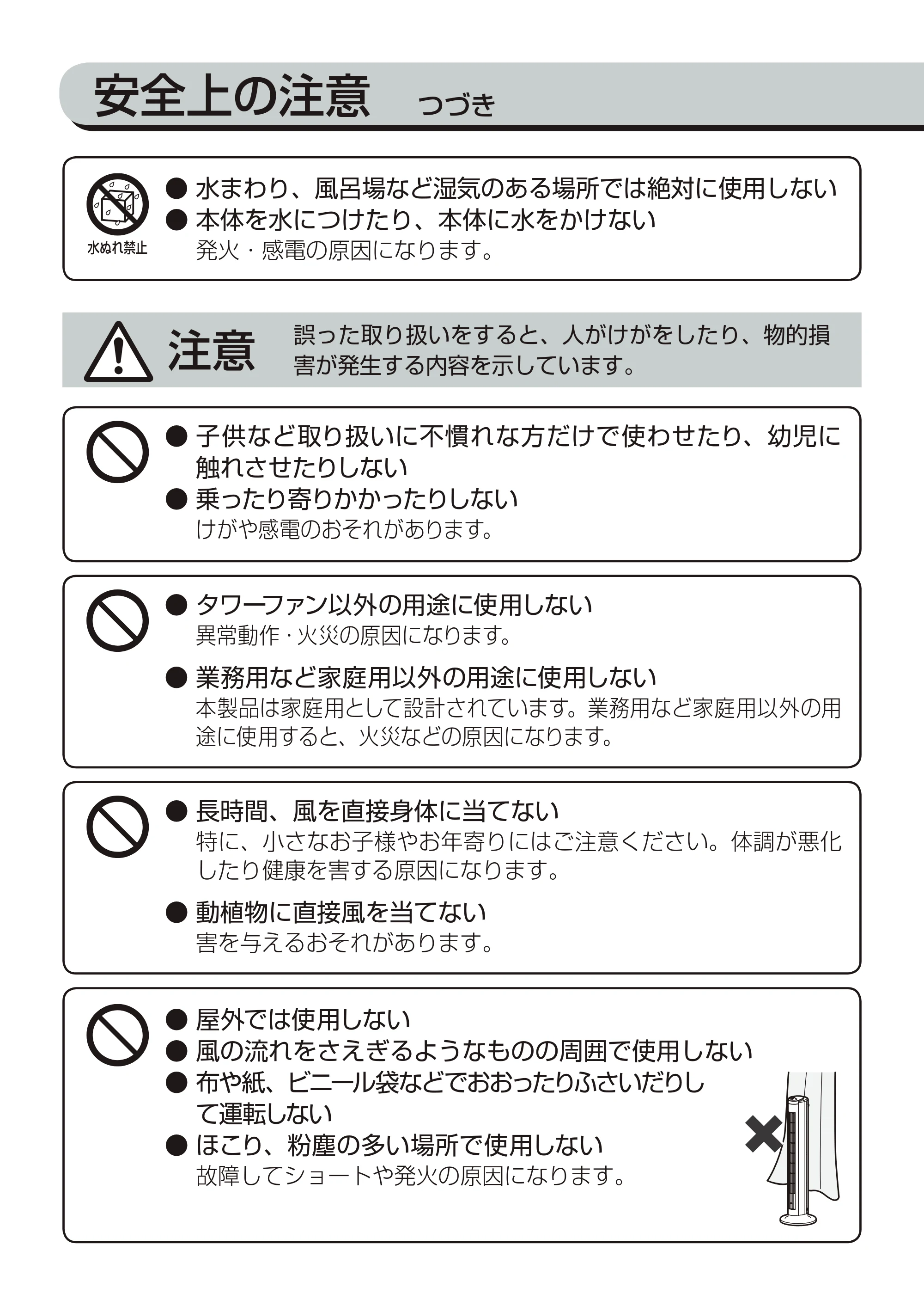 アイリスオーヤマ TWF-D81 取扱説明書 — 原本ページ — 4ページ