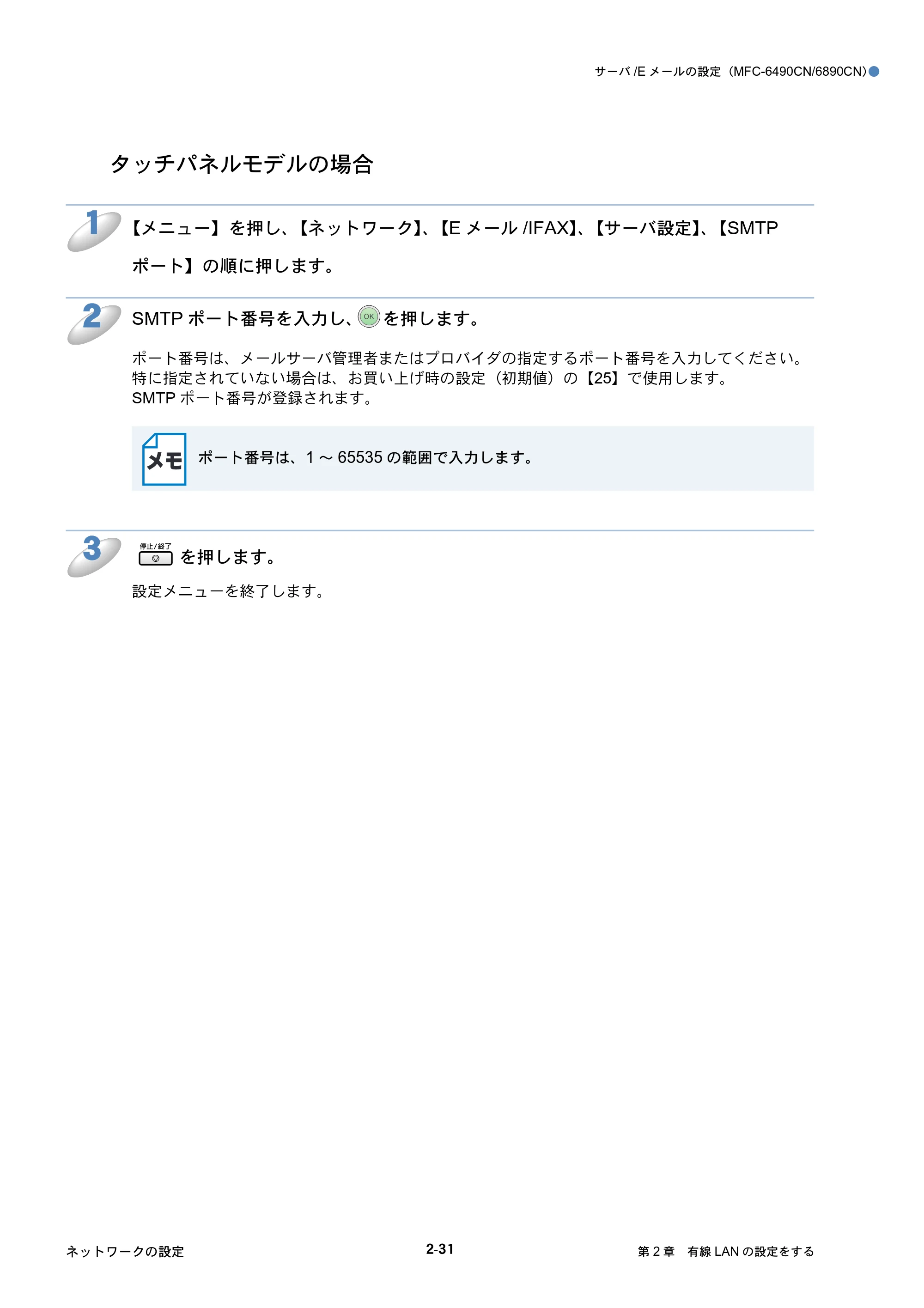 ブラザー DCP-535CN / MFC-490CN / MFC-5890CN ネットワーク取扱説明書 — 原本ページ — 52ページ