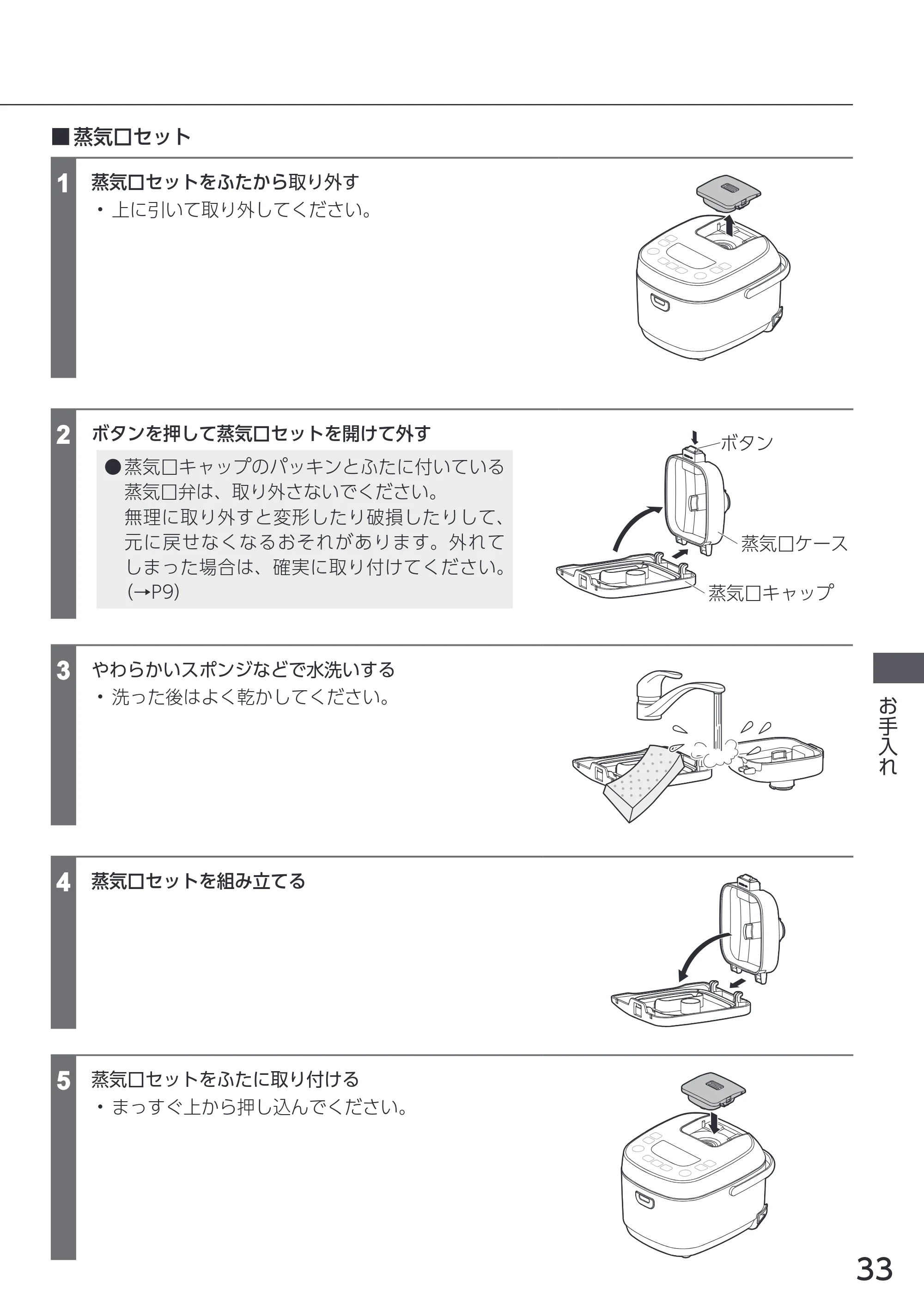 アイリスオーヤマ RC-MEA30 取扱説明書 — 原本ページ — 33ページ