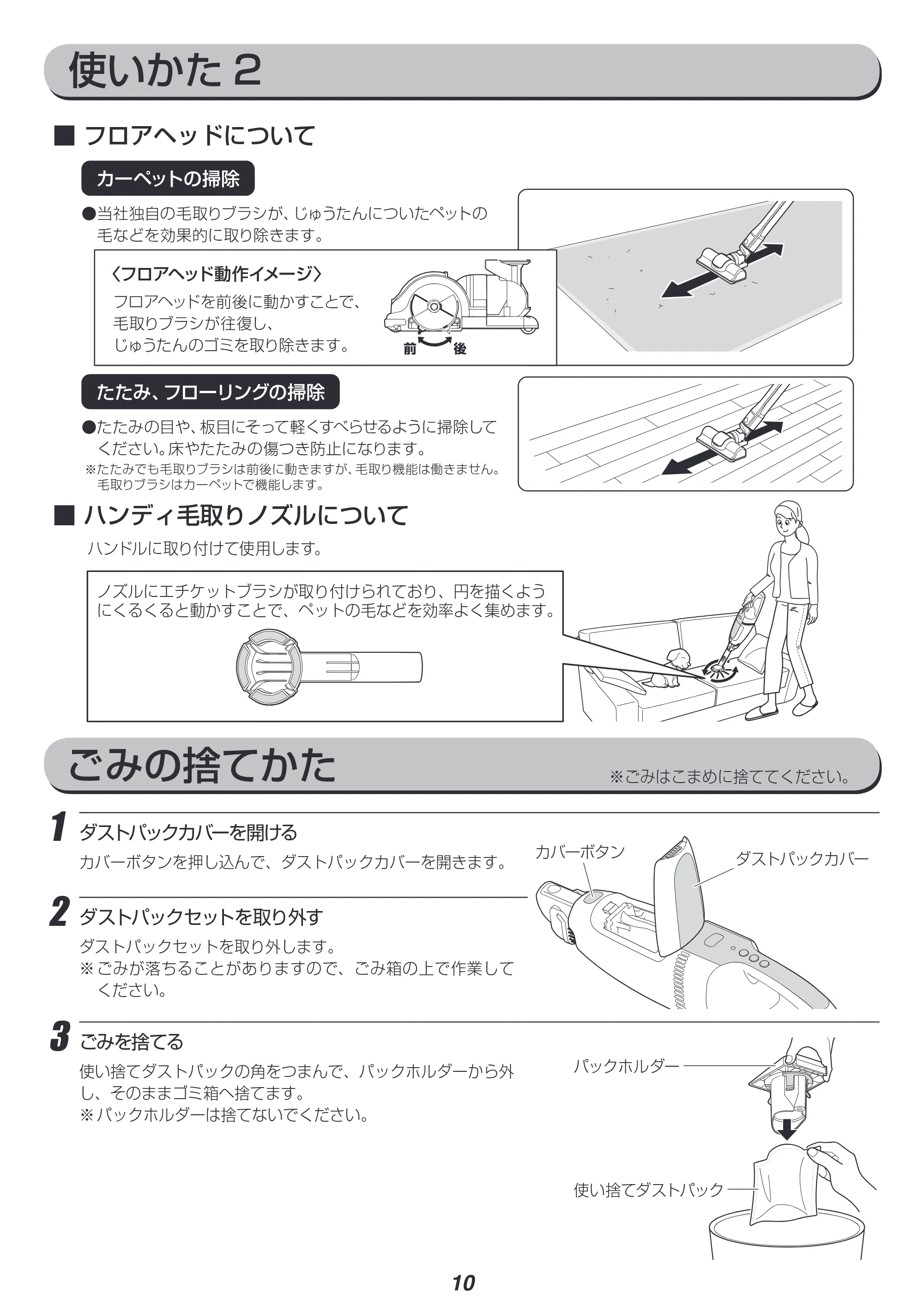 アイリスオーヤマ PIC-SLD1 取扱説明書 — 原本ページ — 10ページ