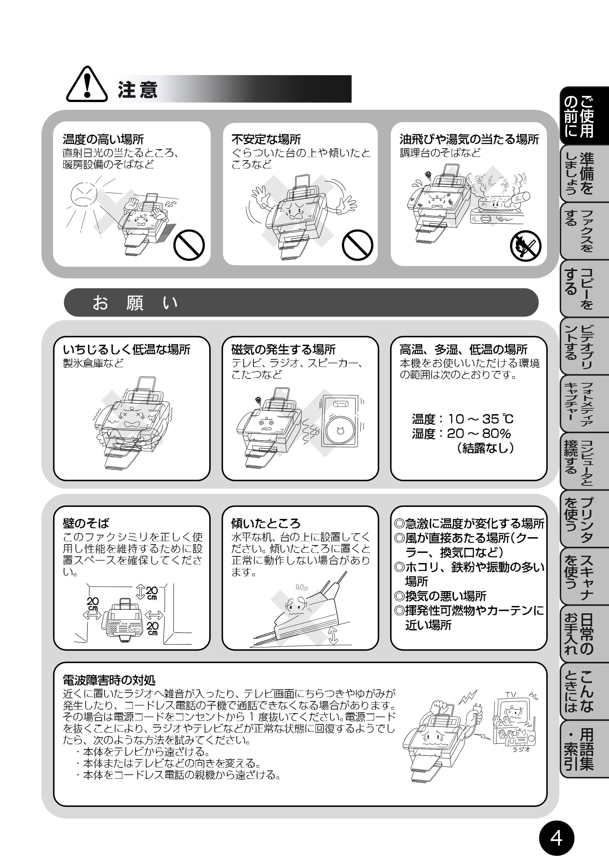 ブラザー MFC-7400J 取扱説明書(本体) — 原本ページ — 5ページ