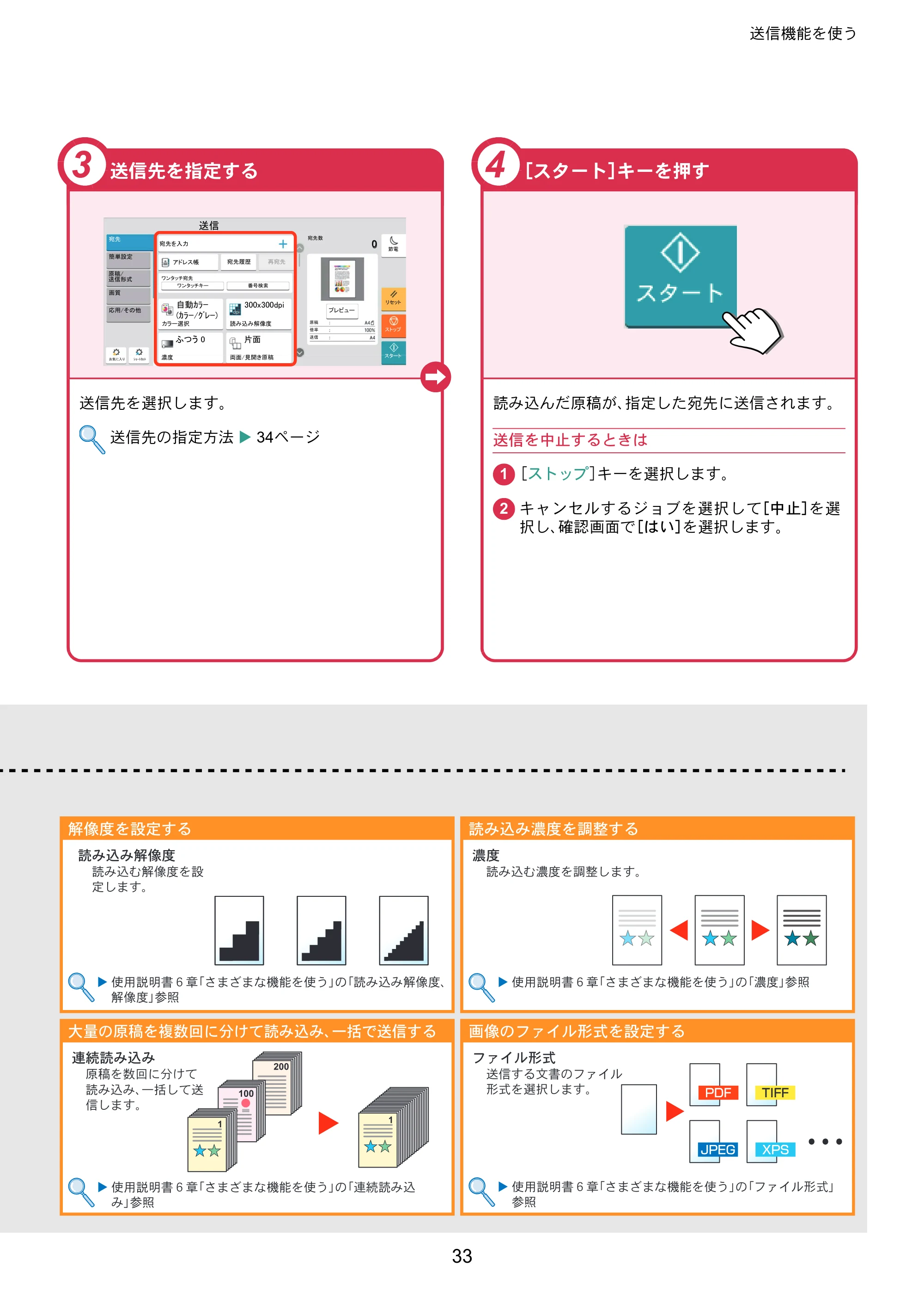 京セラ TASKalfa 5004i / TASKalfa 6004i / TASKalfa 7004i TASKalfa 7004i/6003i/5004i クイックガイド — 原本ページ — 33ページ