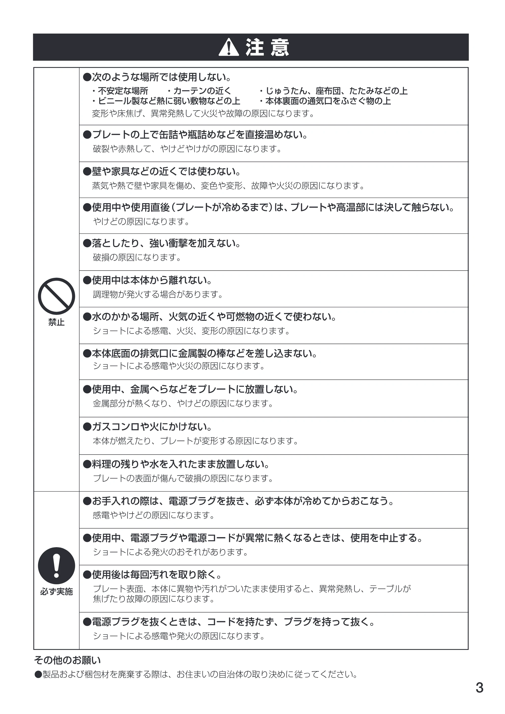 アイリスオーヤマ ETY-18K 取扱説明書 — 原本ページ — 3ページ