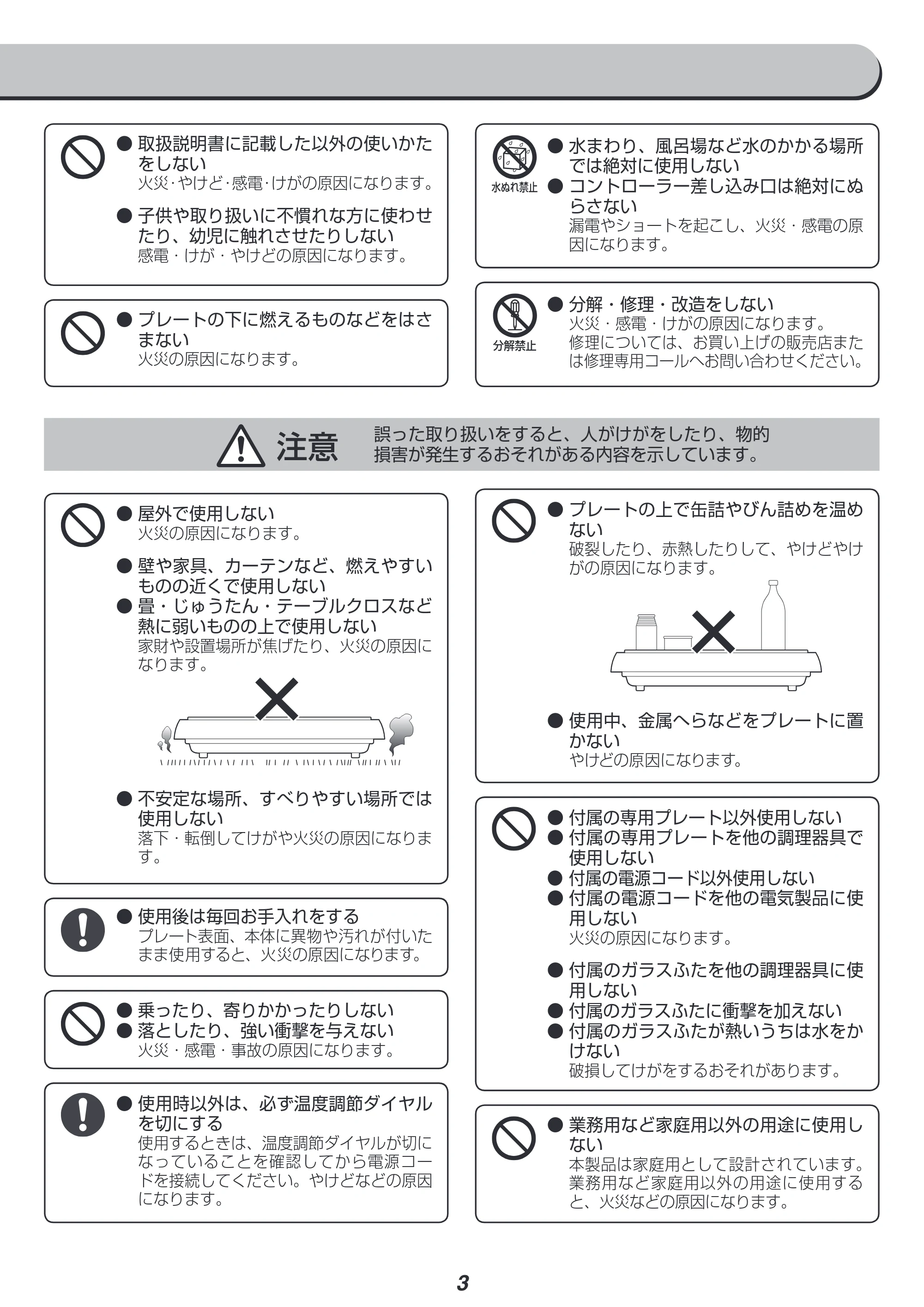 アイリスオーヤマ IHP-C320 取扱説明書 — 原本ページ — 4ページ