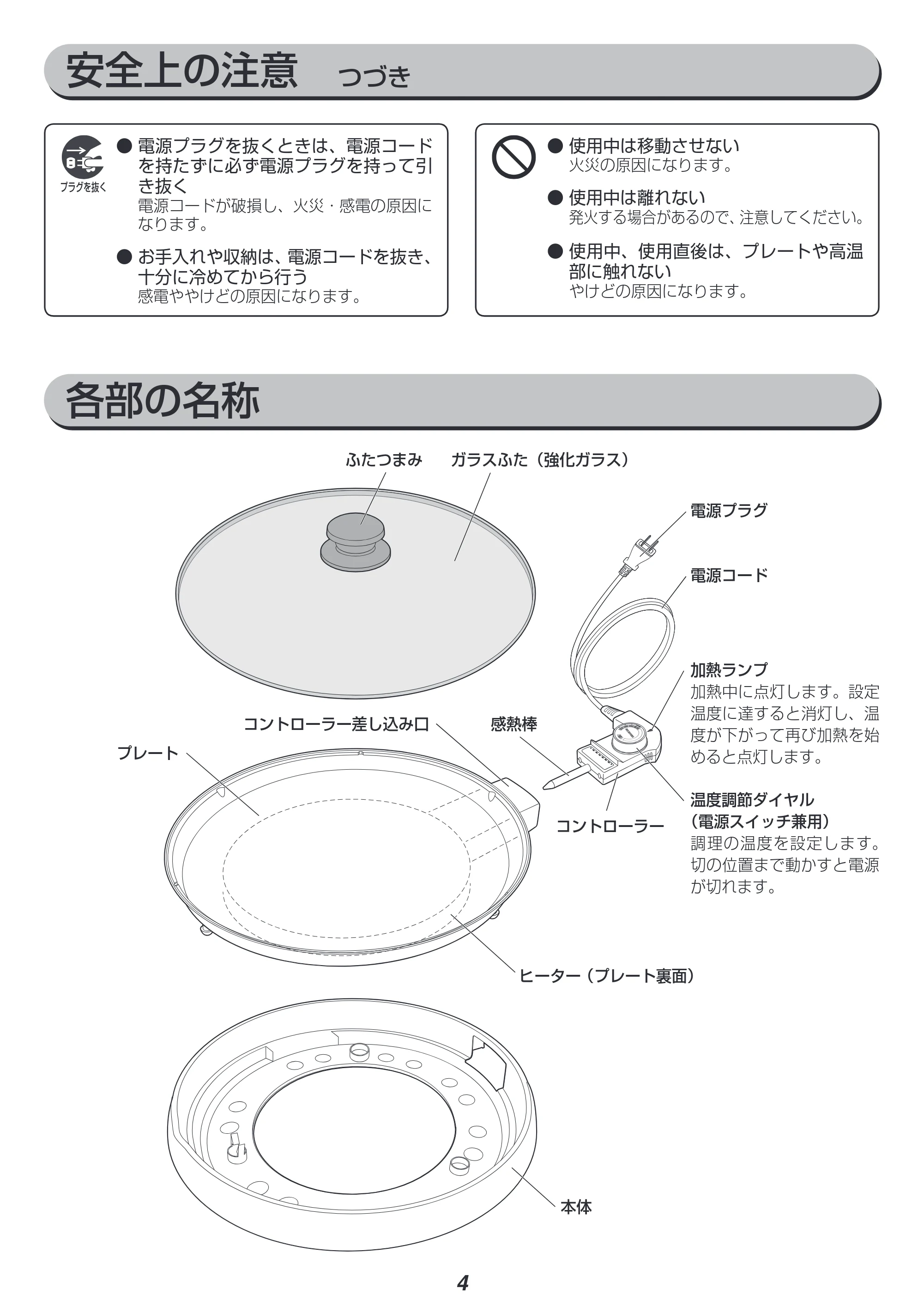 アイリスオーヤマ IHP-C320 取扱説明書 — 原本ページ — 5ページ